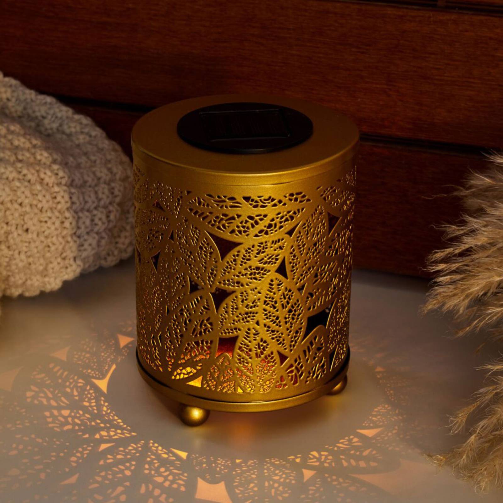 Pauleen Sunshine Romance LED-solcellelampe i gull