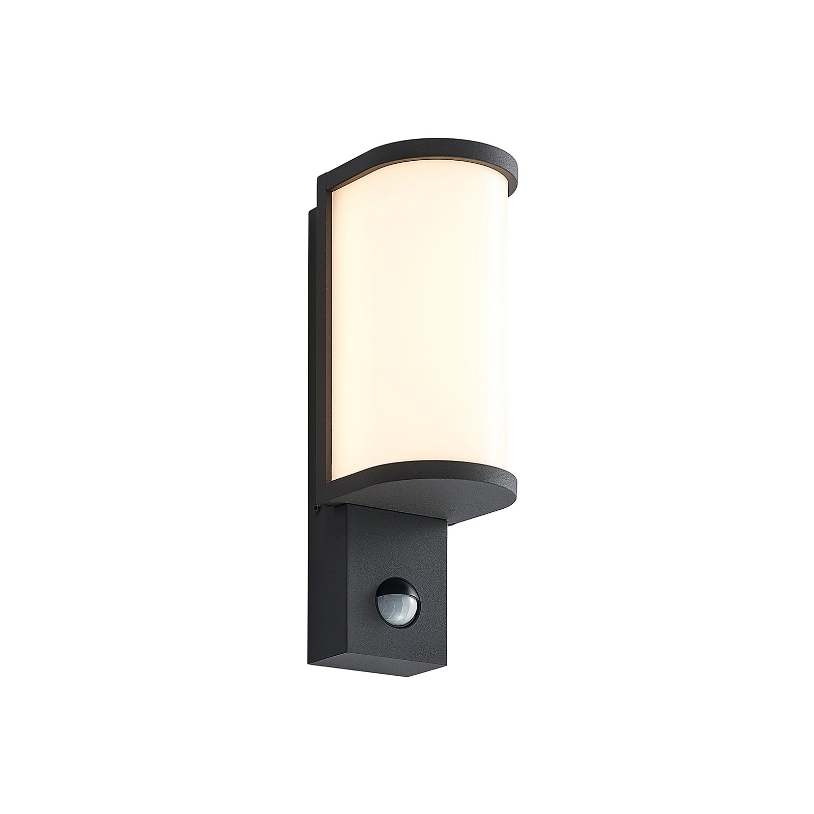 Jokum LED OutdoorWall Lamp w/Sensor Graphite - Lucande