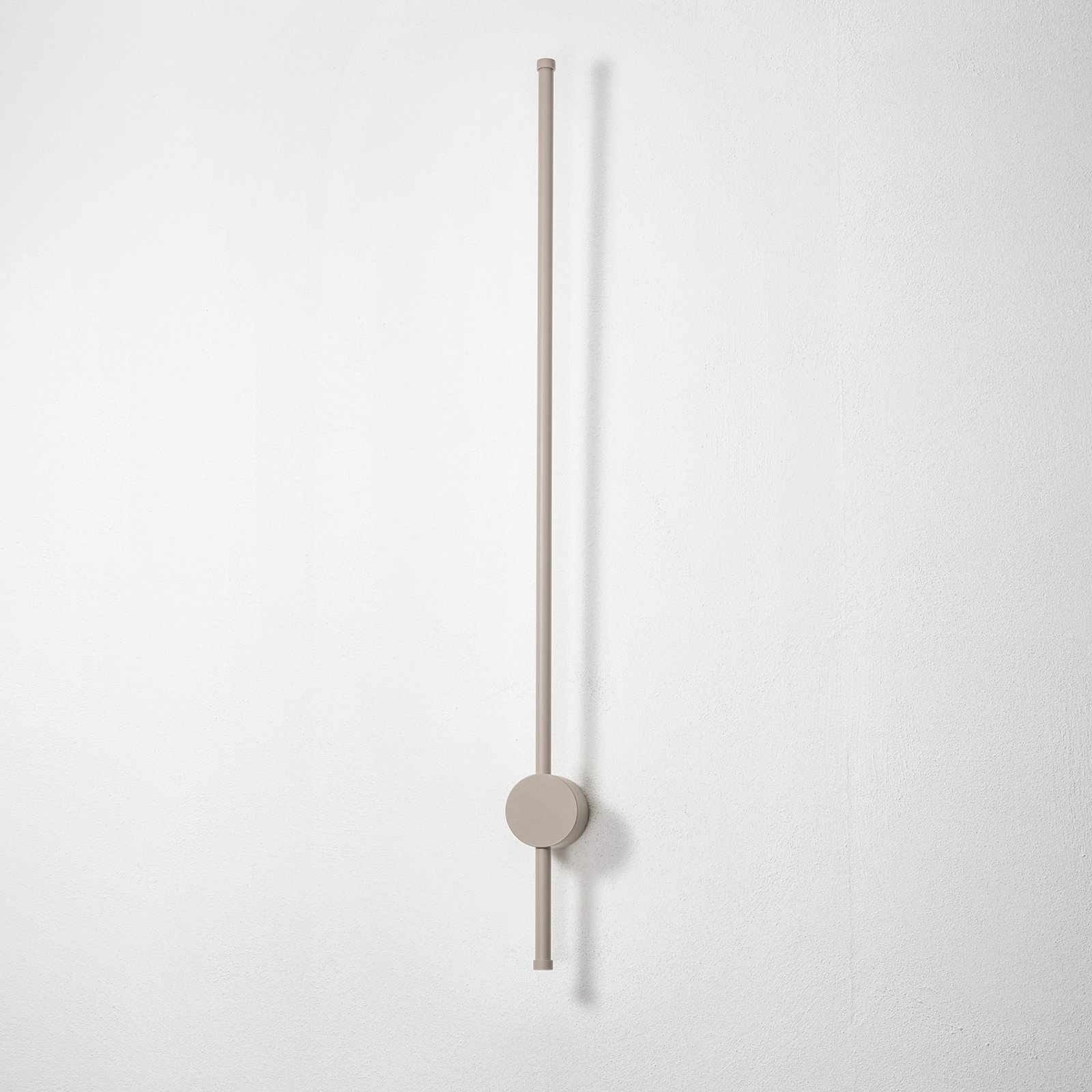 LED nástenné svetlo Orla M, piesok, hliník, výška 97 cm