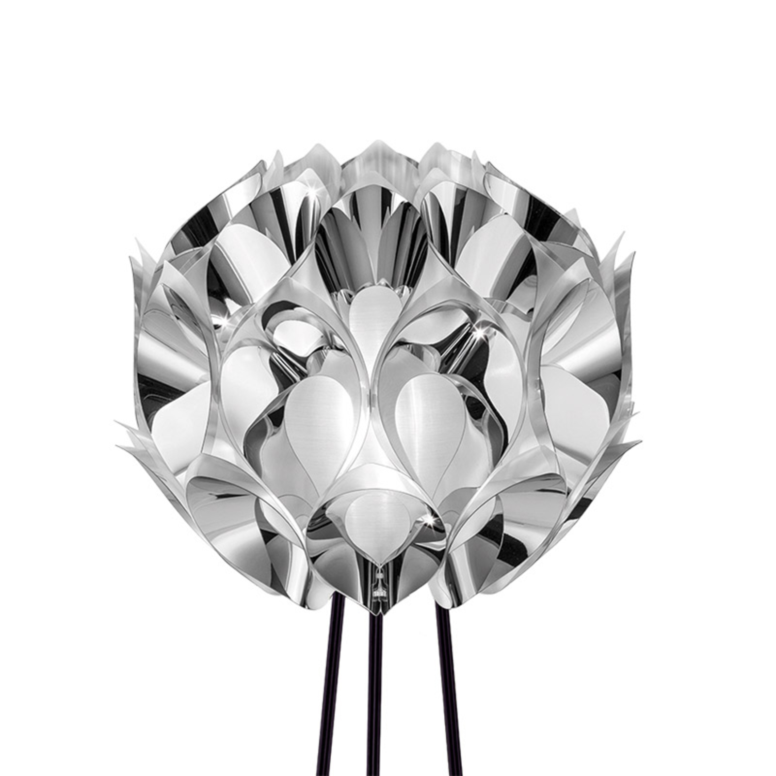 Slamp Flora - designer-vloerlamp, zilver