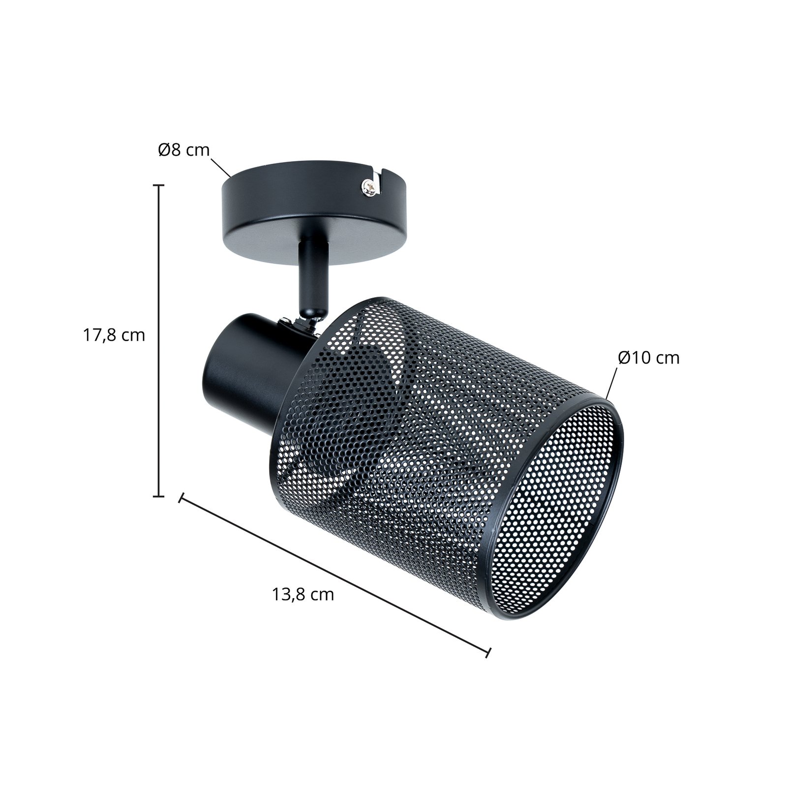 Stancho Ceiling Lamp Black - Lindby