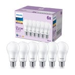 Philips LED bulb E27 13W 1521lm 2700K matt x6