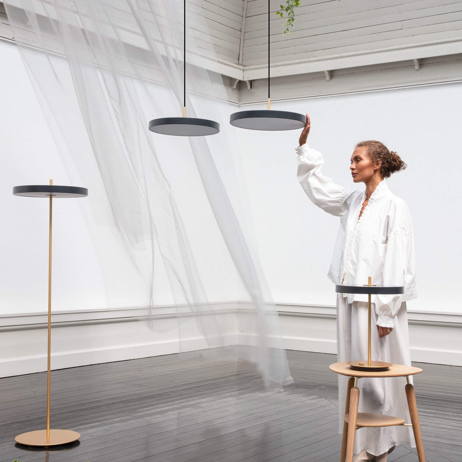 Asteria Hanglamp Medium Black - UMAGE