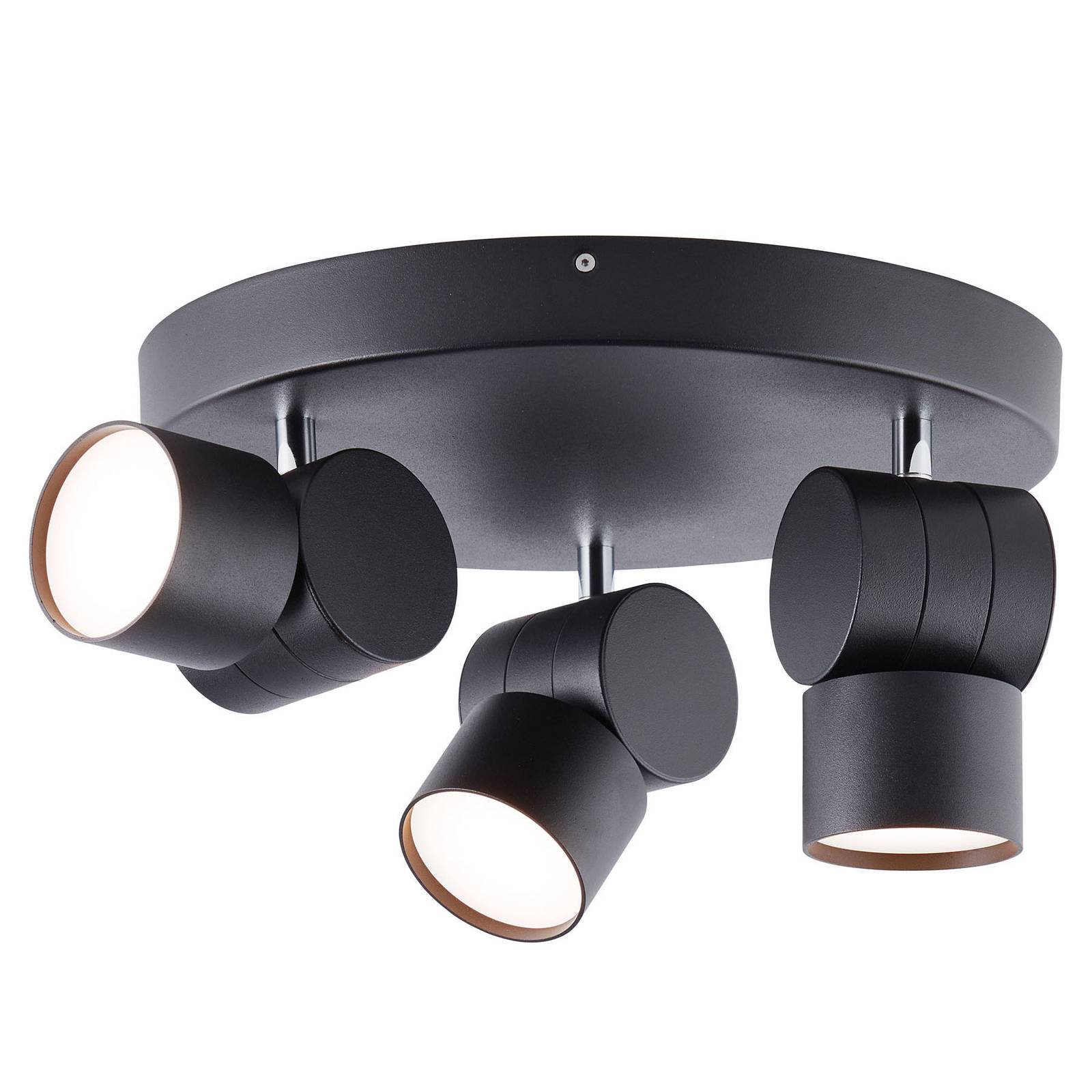 Image of AEG Twine spot LED pour plafond, noir, 3 lampes 4004353386640