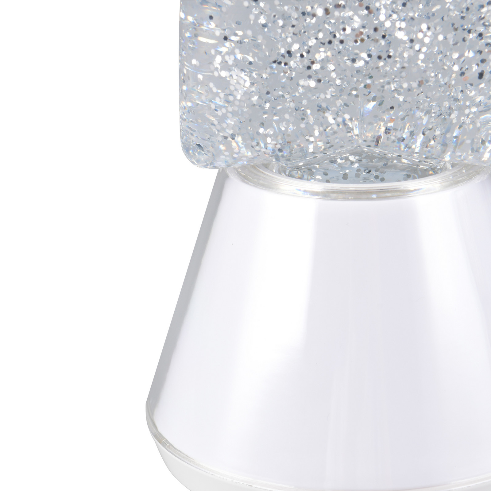 Reality Leuchten Estella Star LED stolna lampa, dimljena, plastika, USB utikač - rasadnik - Stanovanje mladih - dimno sivi