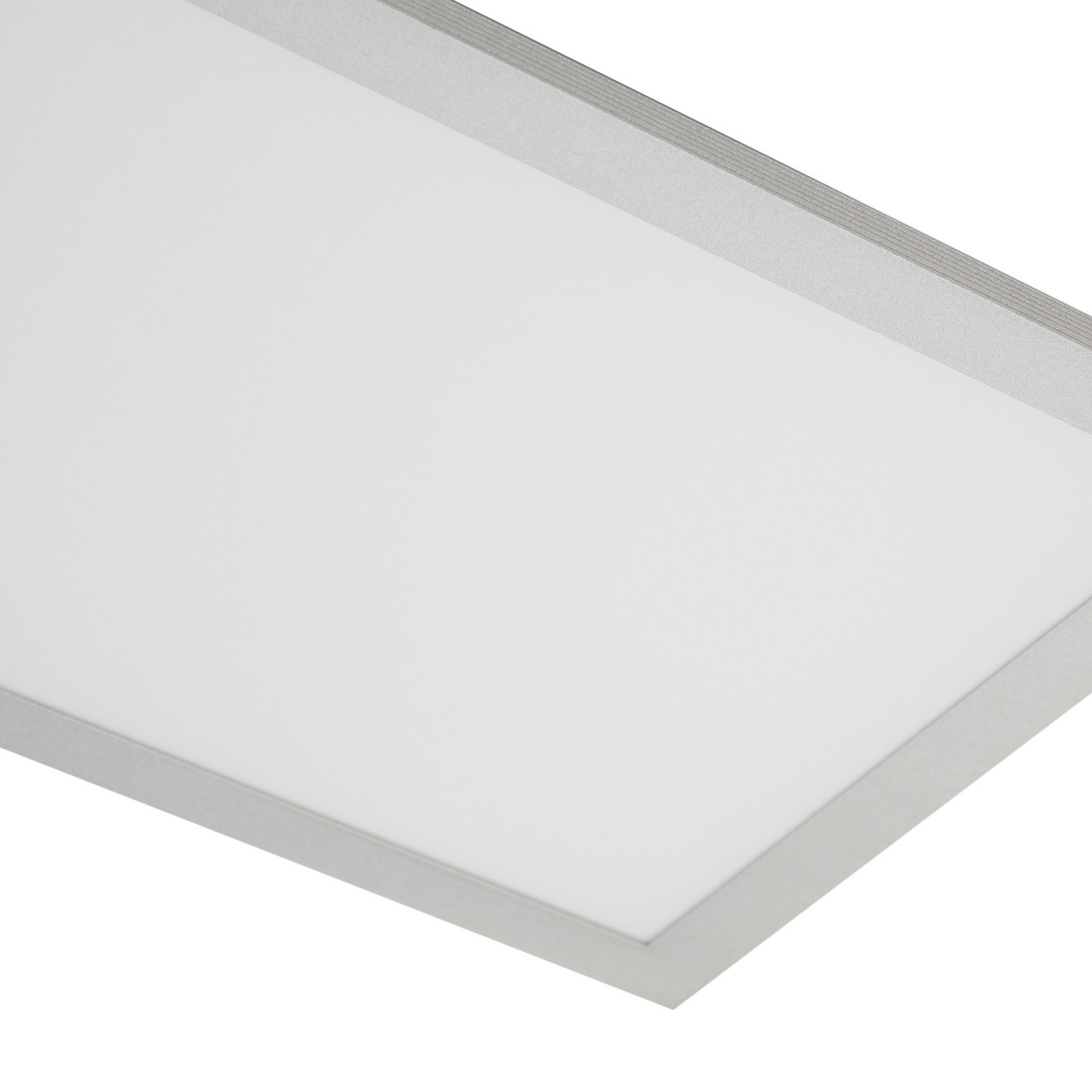 Arcchio LED panel Lyndra, 120 cm, silver, aluminium, dimmable, CCT