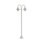 Lindby borne lumineuse Madea, blanc, aluminium, à 2 lampes, 213 cm