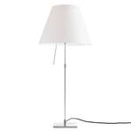 Costanza table lamp aluminium white with diffuser