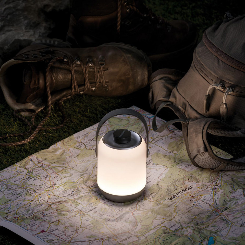 Paulmann Clutch Portable Bordslampa IP44, grå från Paulmann