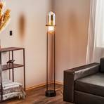Pille lampa stojąca LED szara/różowa