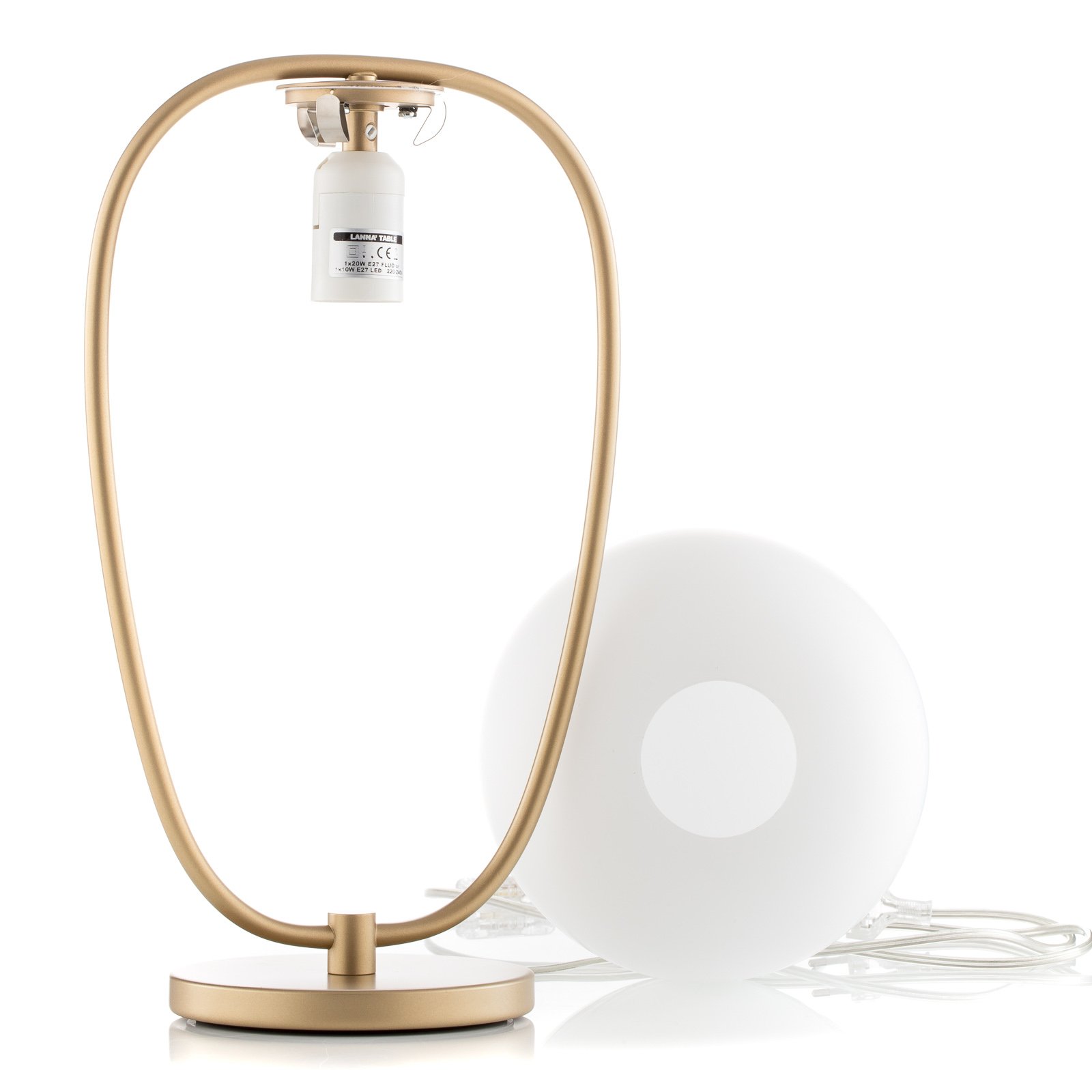 Lannà Taffellamp Brass - KDLN