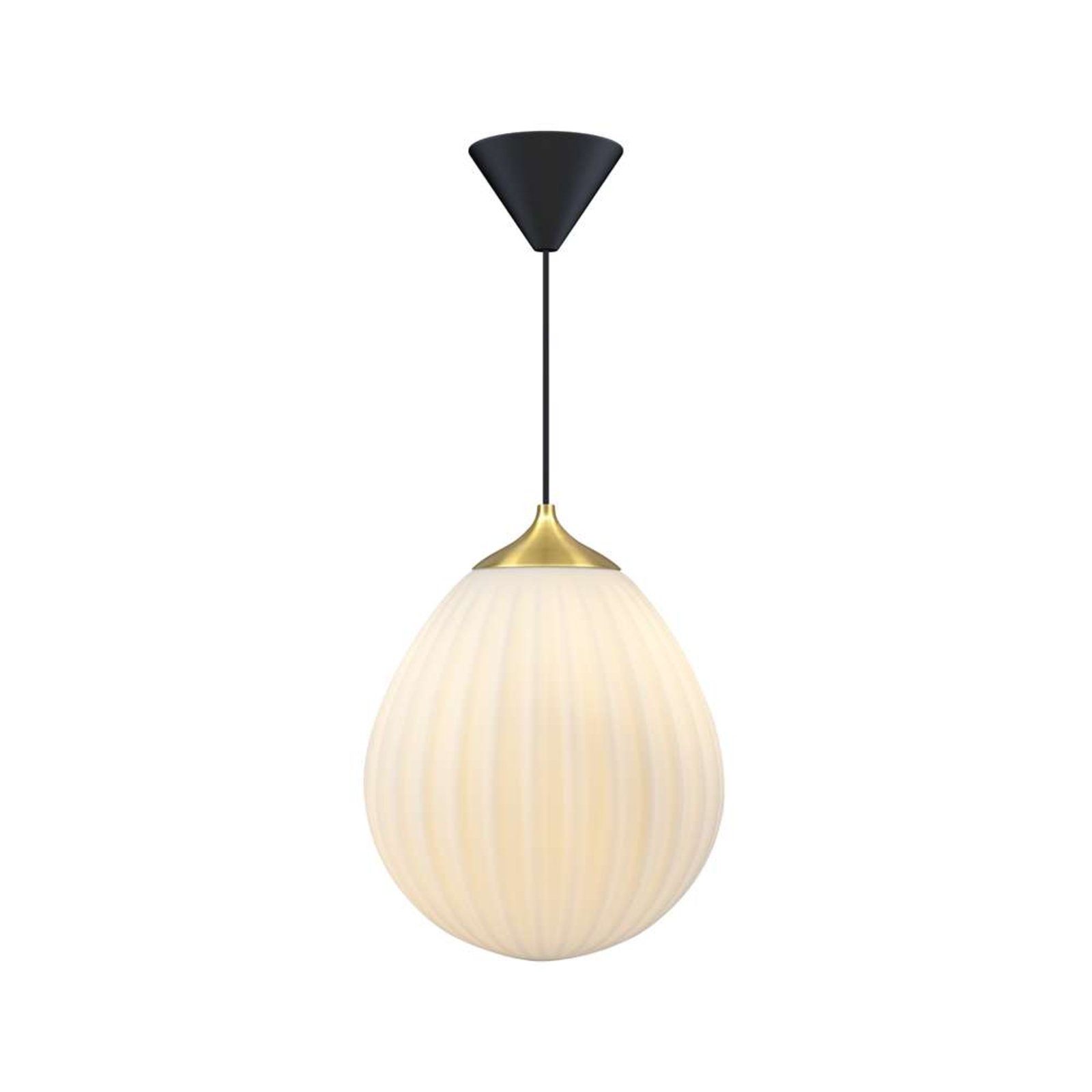 Around the World Lustră Pendul Medium White/Brass/Black - UMAGE