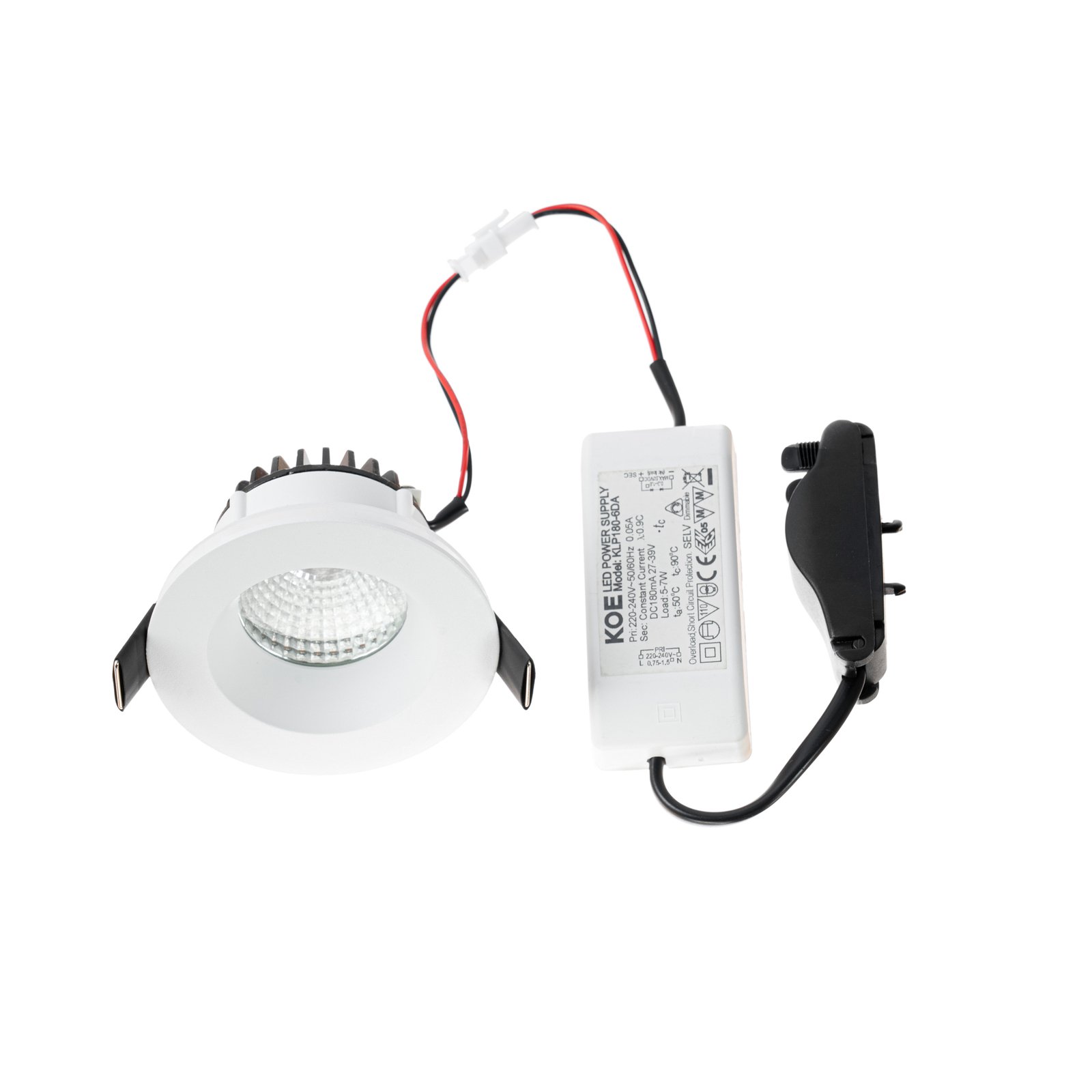 Aryx LED Spot incassato 4000K IP65 Nero - Arcchio