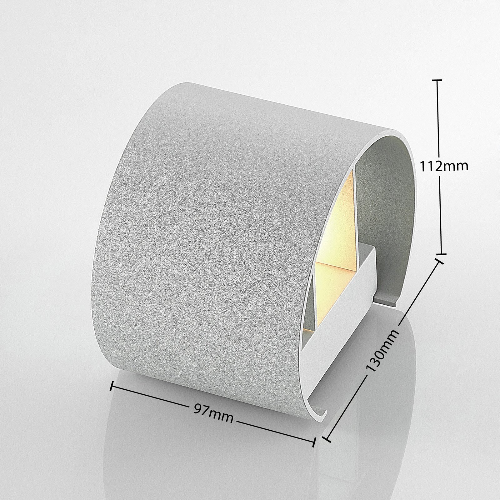 Zuzana Wall Lamp Round Hardwired White - Arcchio