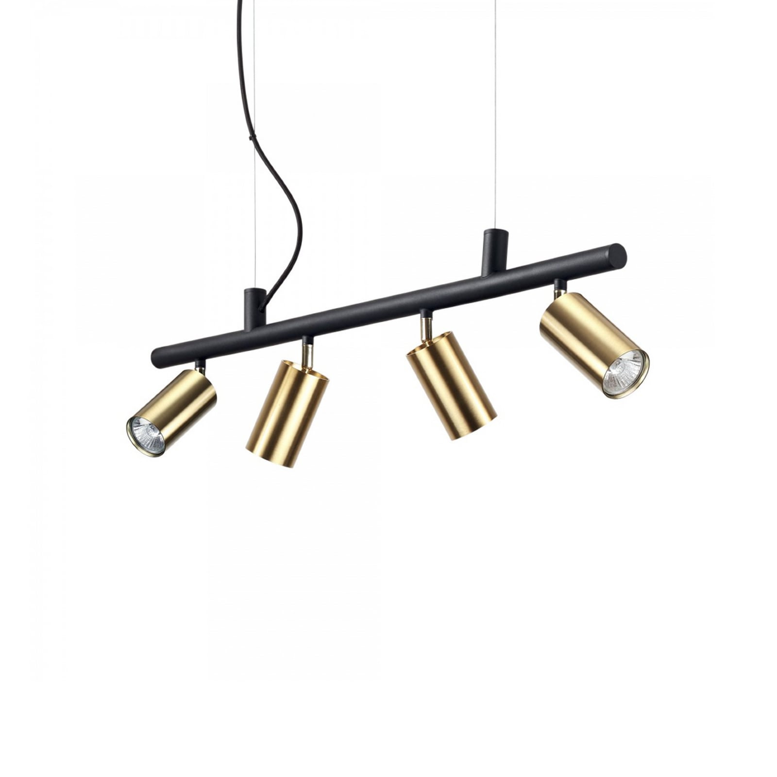 Ideal Lux lampa żyrandol Dynamite mosiądz/czarny metal 4-punktowa. Ideal Lux lampa żyrandol Dynamite mosiądz/czarny metal 4-punktowa.