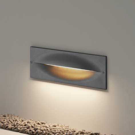 Lucande Zandro LED-Wandeinbauleuchte für außen