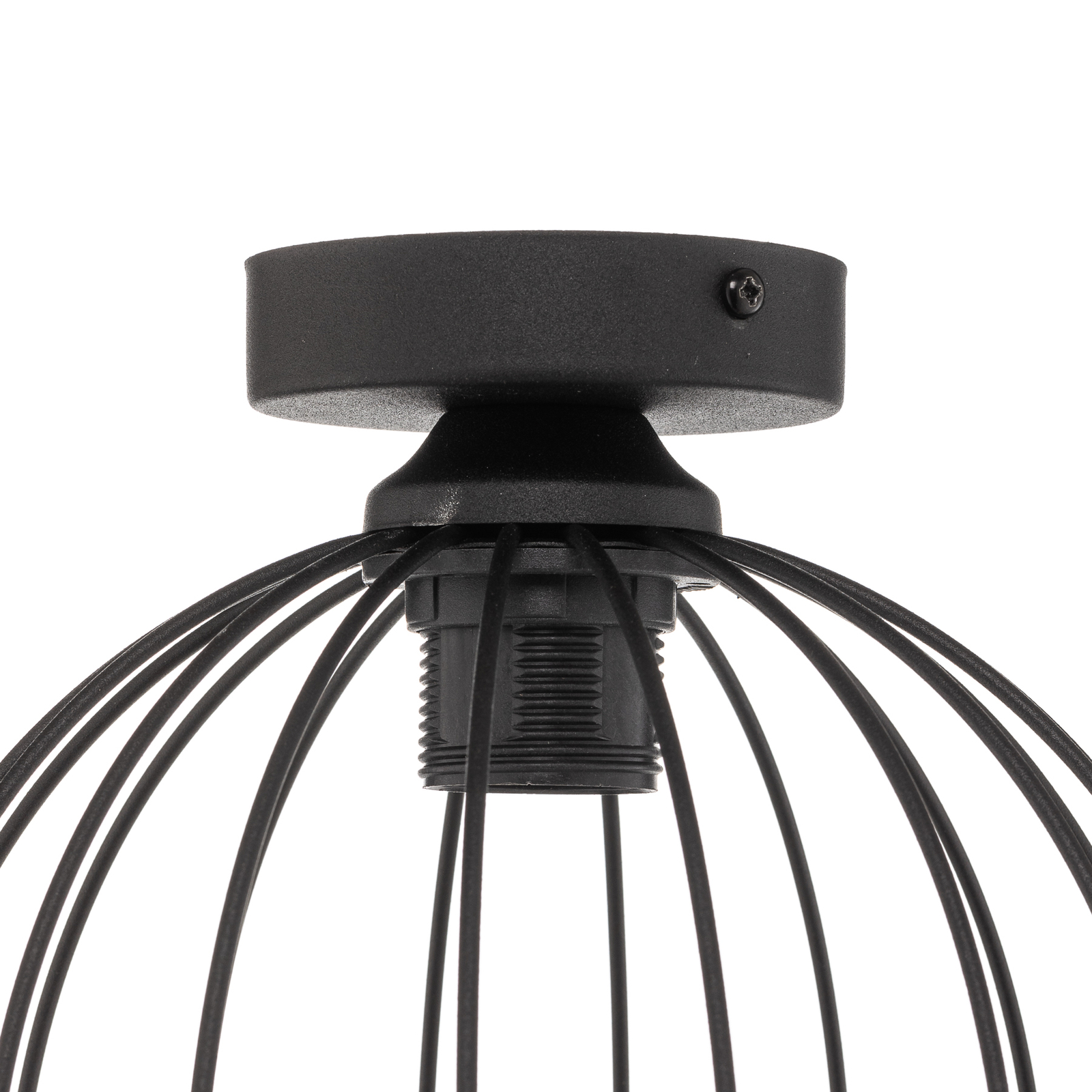 Plafondlamp Cumera met open bolvormige kap, Ø 24cm