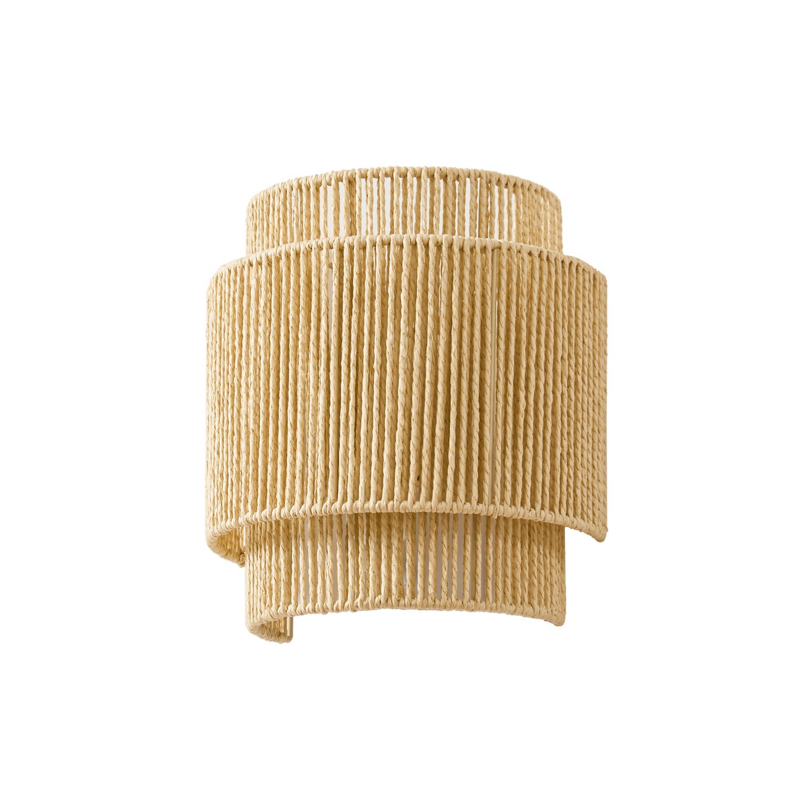 Anuva Wandleuchte, naturfarben, Höhe 25 cm, Papier - Lindby