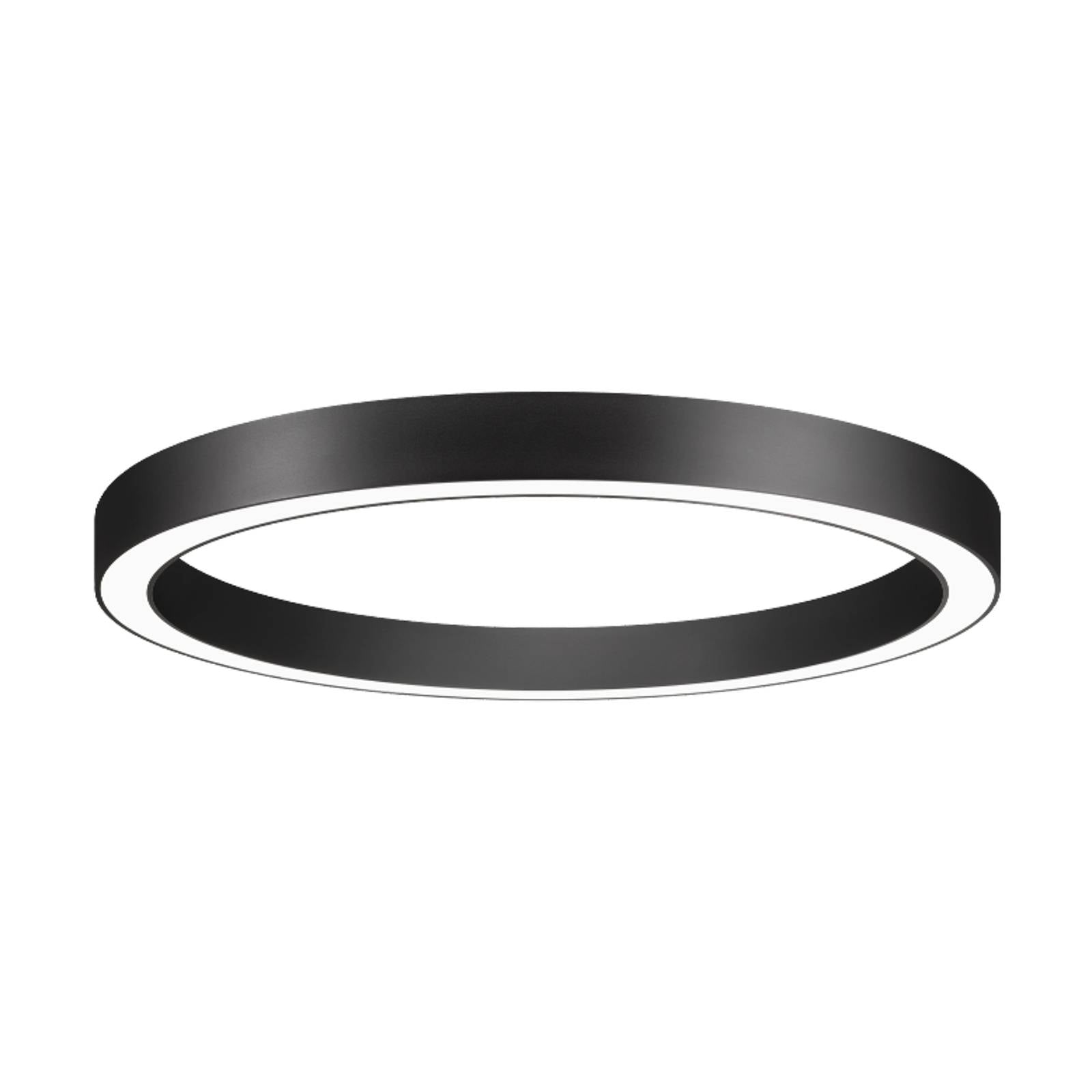 BRUMBERG Biro Circle Ring Ø 60cm, 40 W, on/off, schwarz, 840