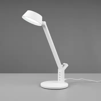 Lampada Scrivania Led Con Lente Ingrandimento Lupo Bianco Trio Lighting