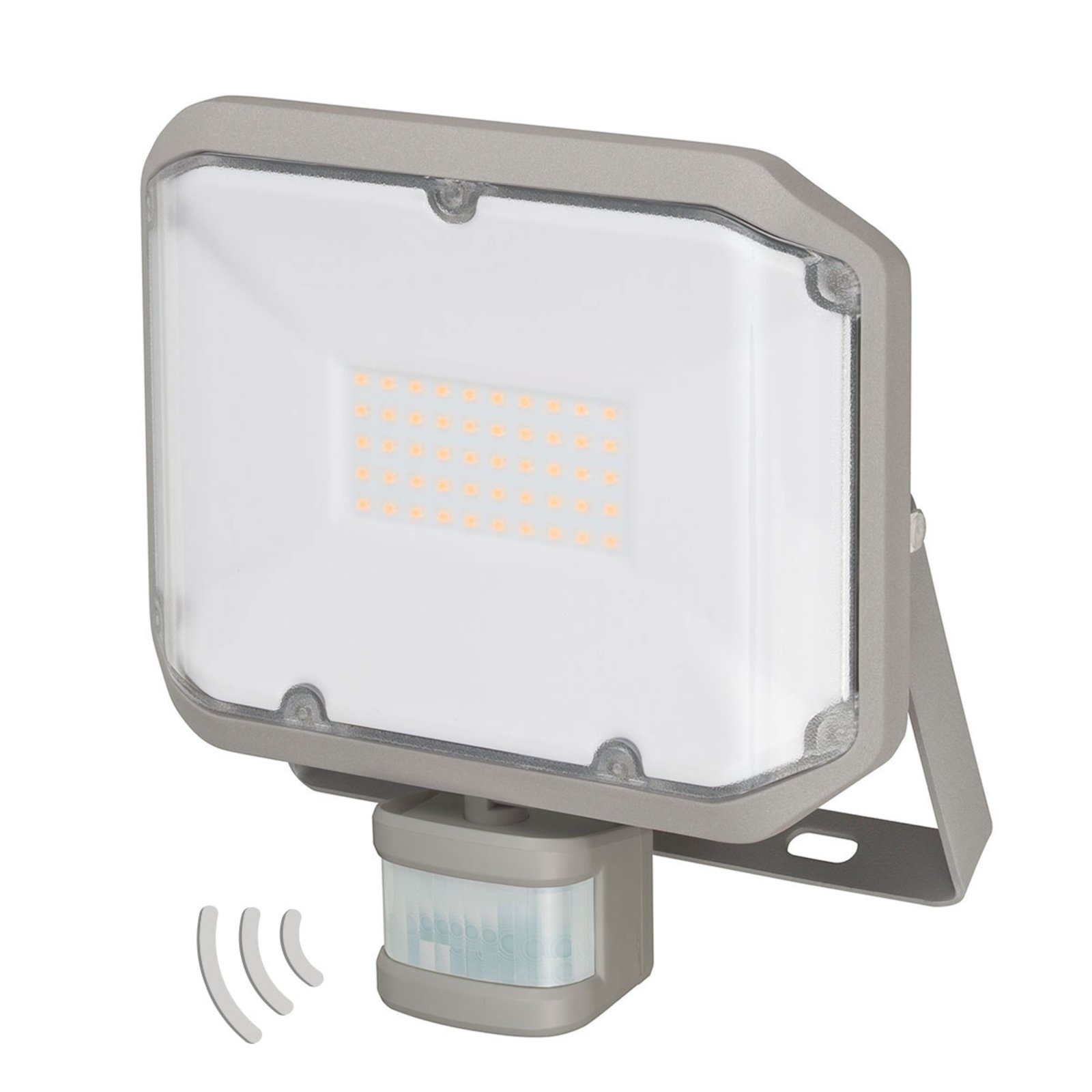 Brenenstuhl AL LED outdoor spotlight with IR sensor IP44 30 W, aluminium, 30 W, energy efficiency: A+, W: 21.6 cm, H: 22 cm