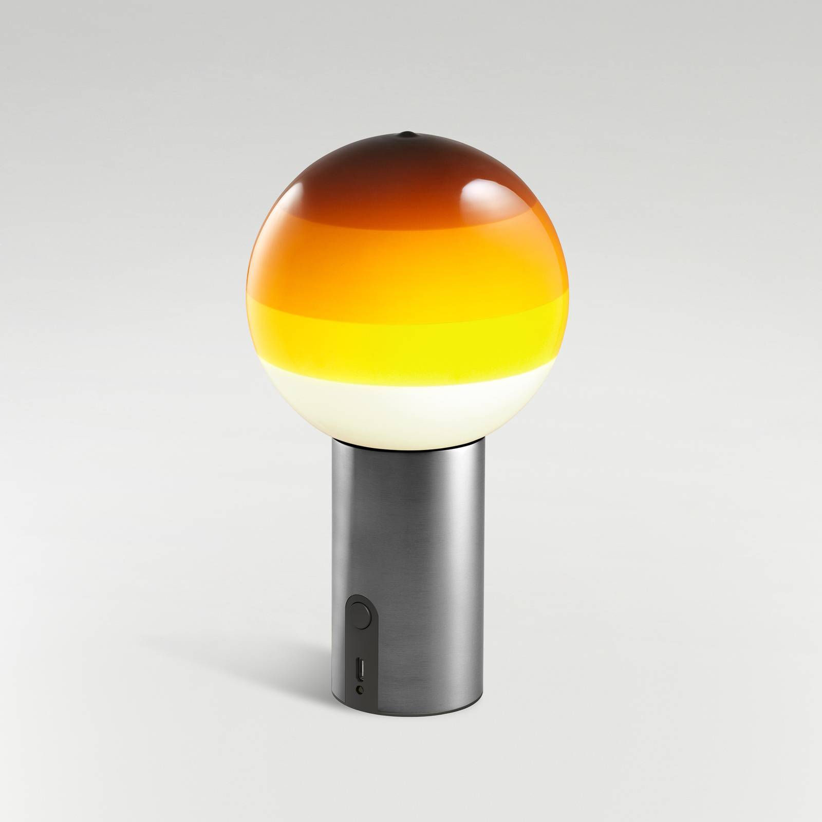 E-shop MARSET Dipping Light stolová lampa jantár/grafit