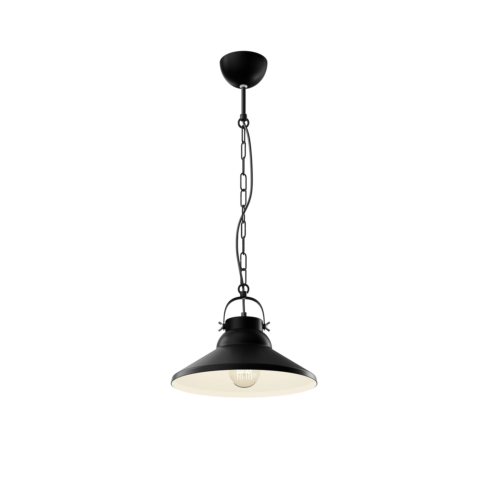 Suspension Iron, noir/blanc