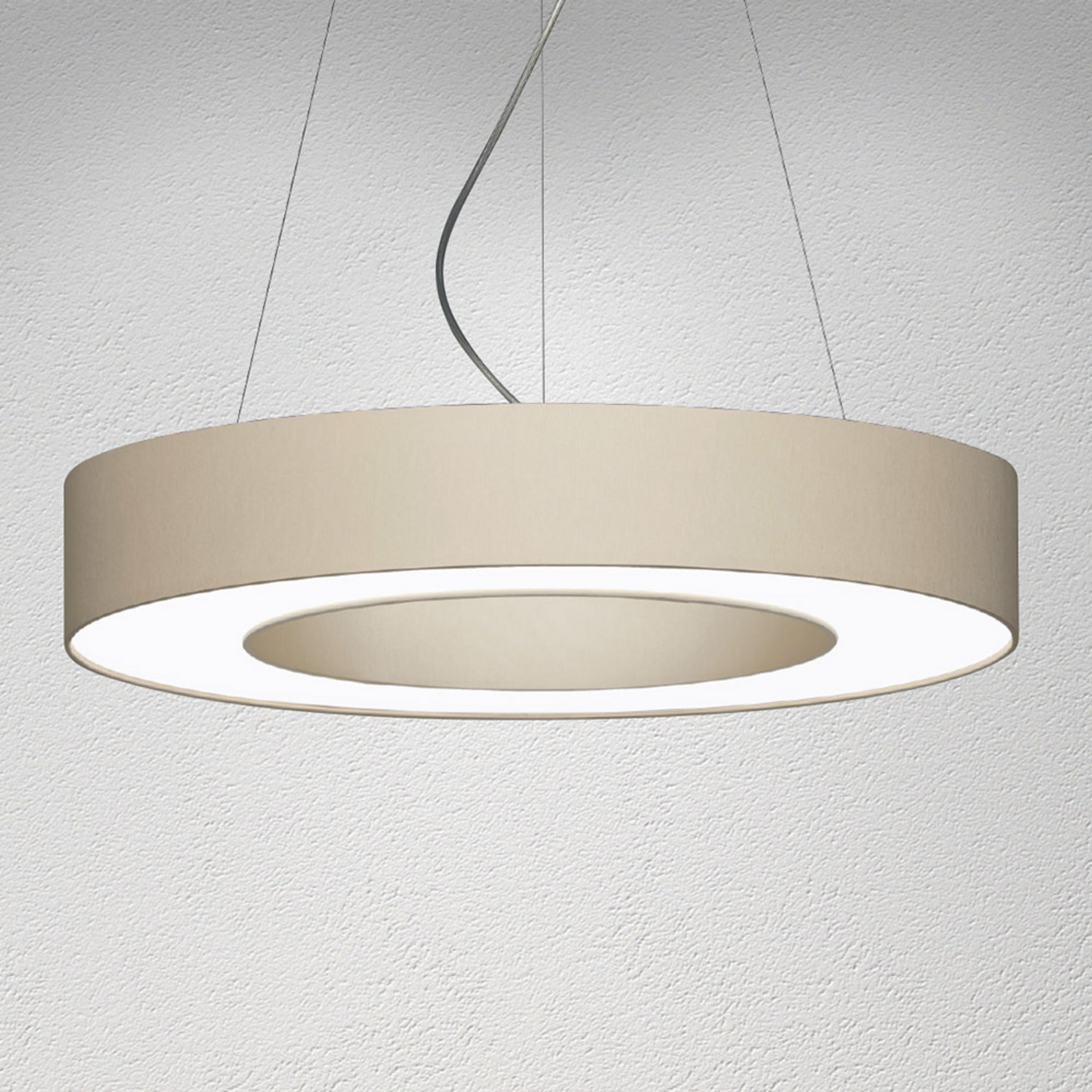 Candeeiro suspenso LED Donut regulável 22 W melange