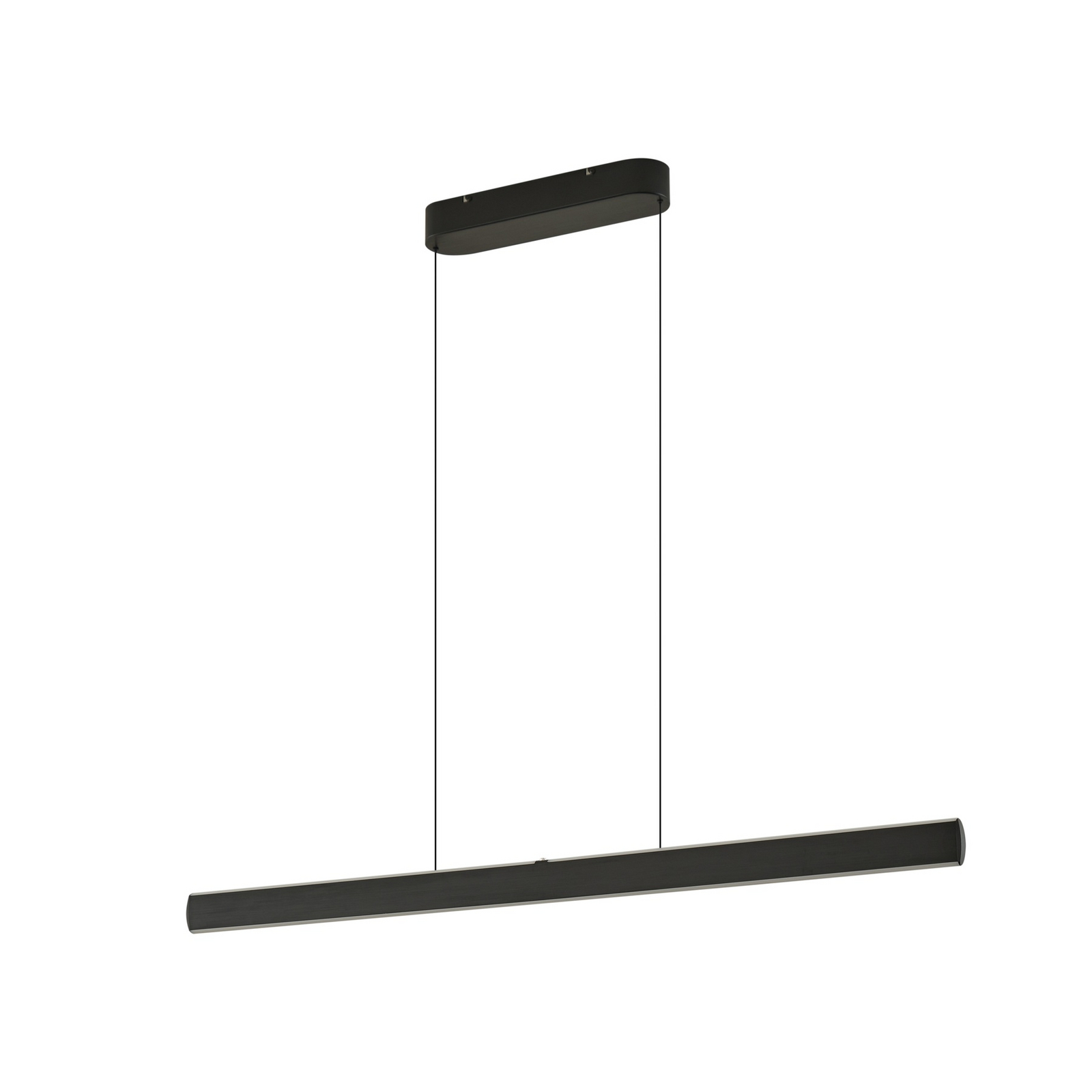 Lucande LED-hänglampa Arvon, svart, 116 cm, dimbar, CCT