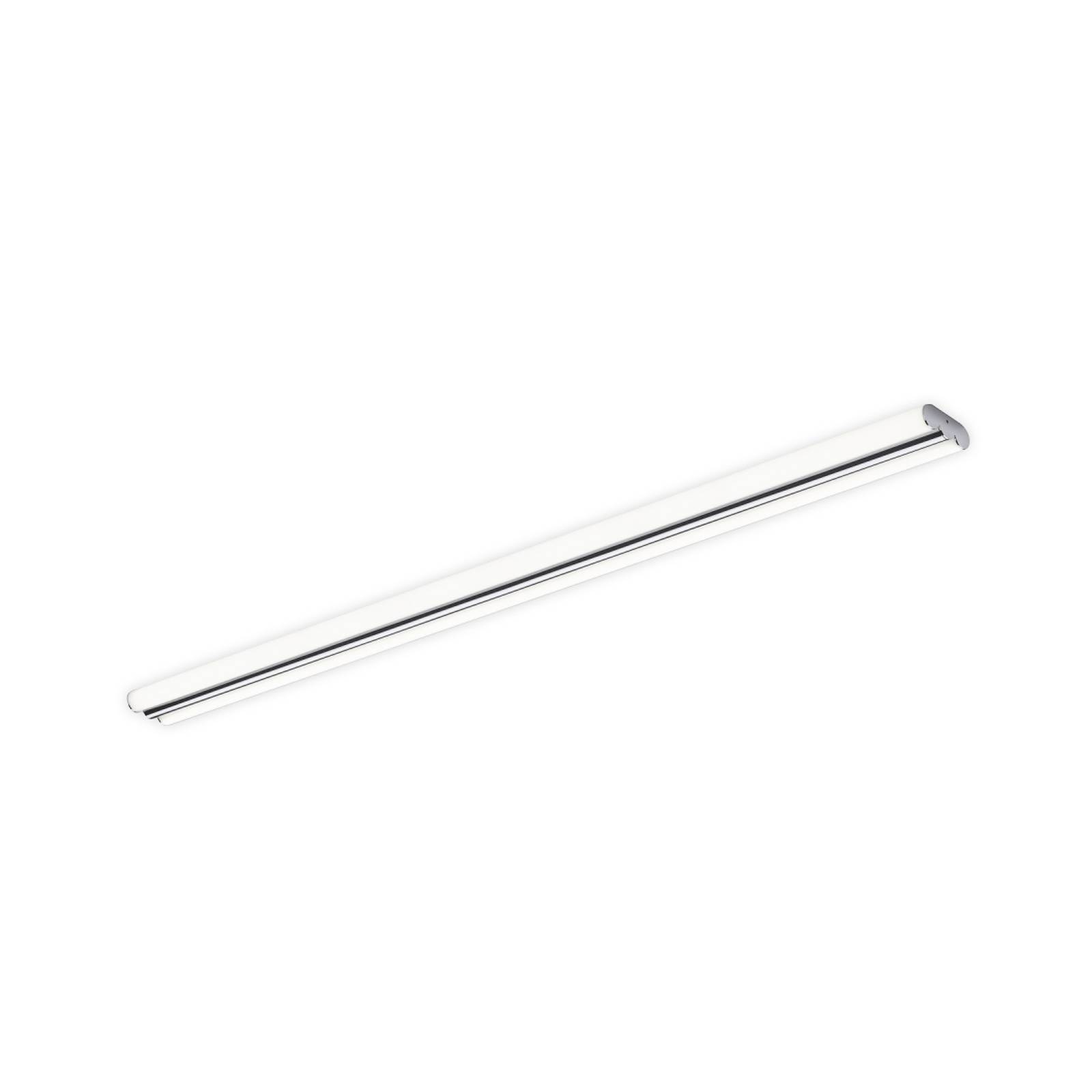 Helestra LED-Spiegellampe LOOM, Länge 120 cm, chrom, IP44