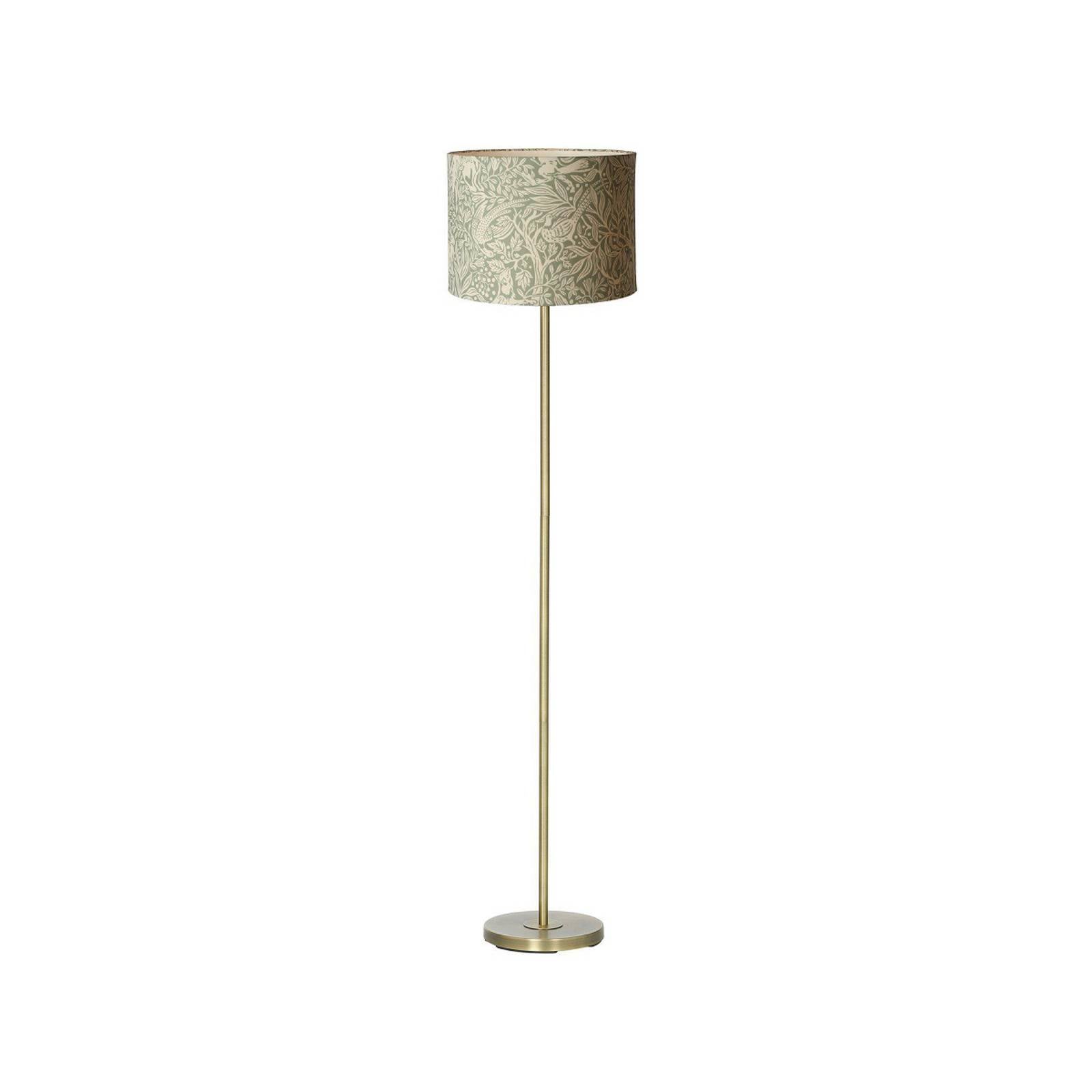 Stehleuchte Amy, Eldertree grün/gold, Höhe 150 cm, E27