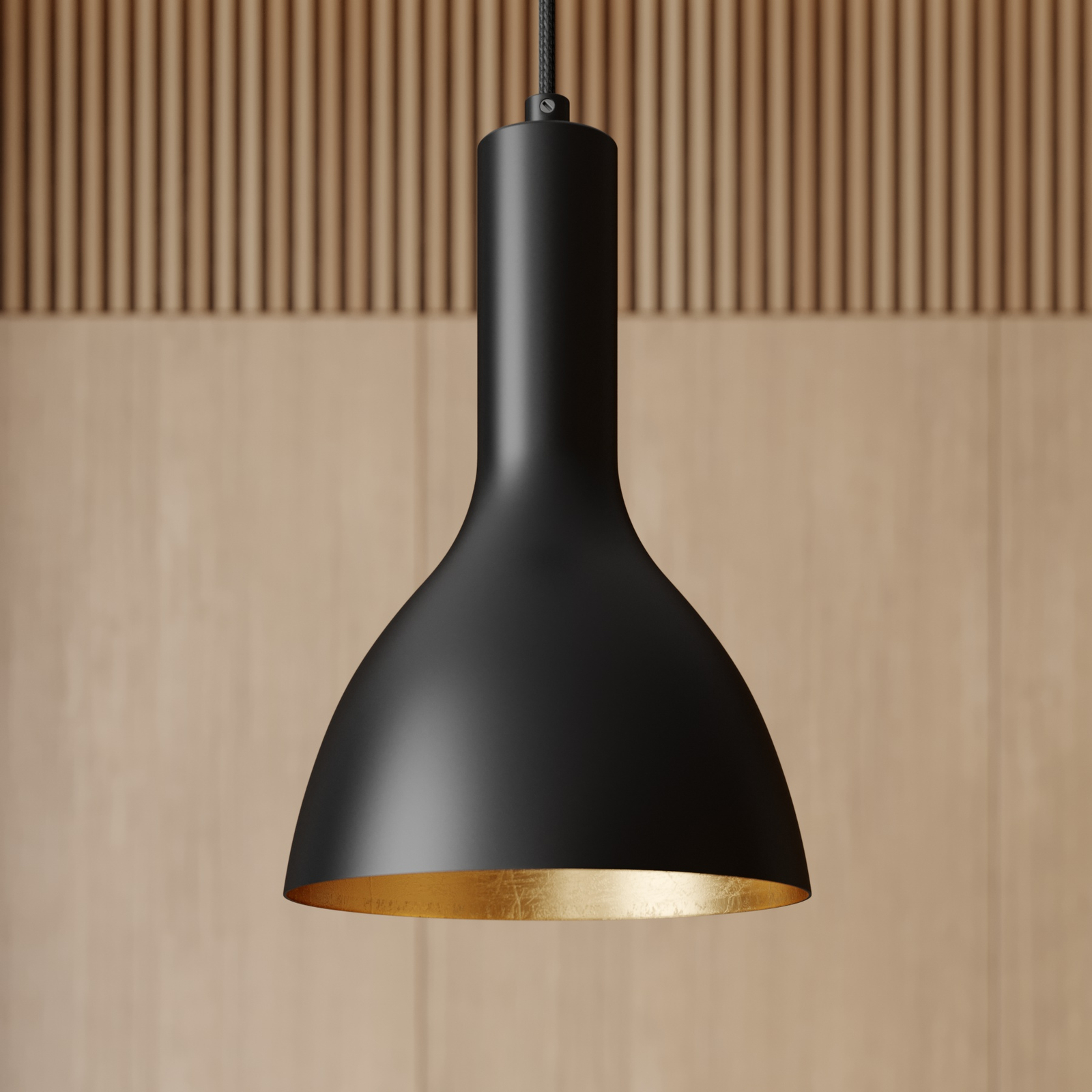 Arcchio Cosmina hanglamp, 1-lamp zwart