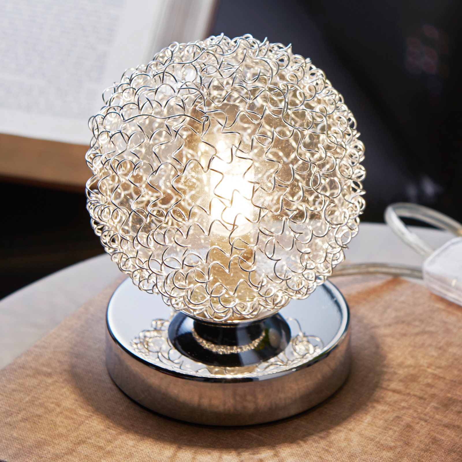 Mała lampa stołowa Ticino, LED G9