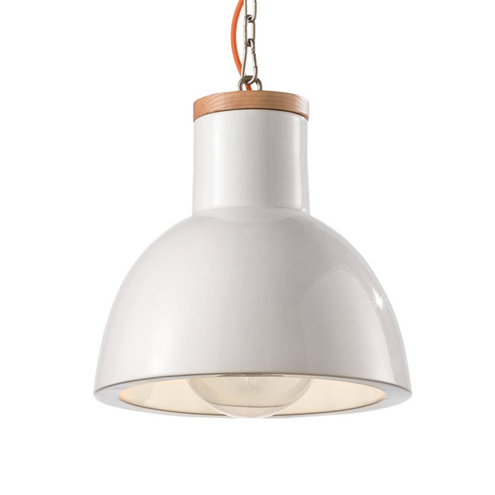 Hanglamp C1781 in Scandinavische stijl wit