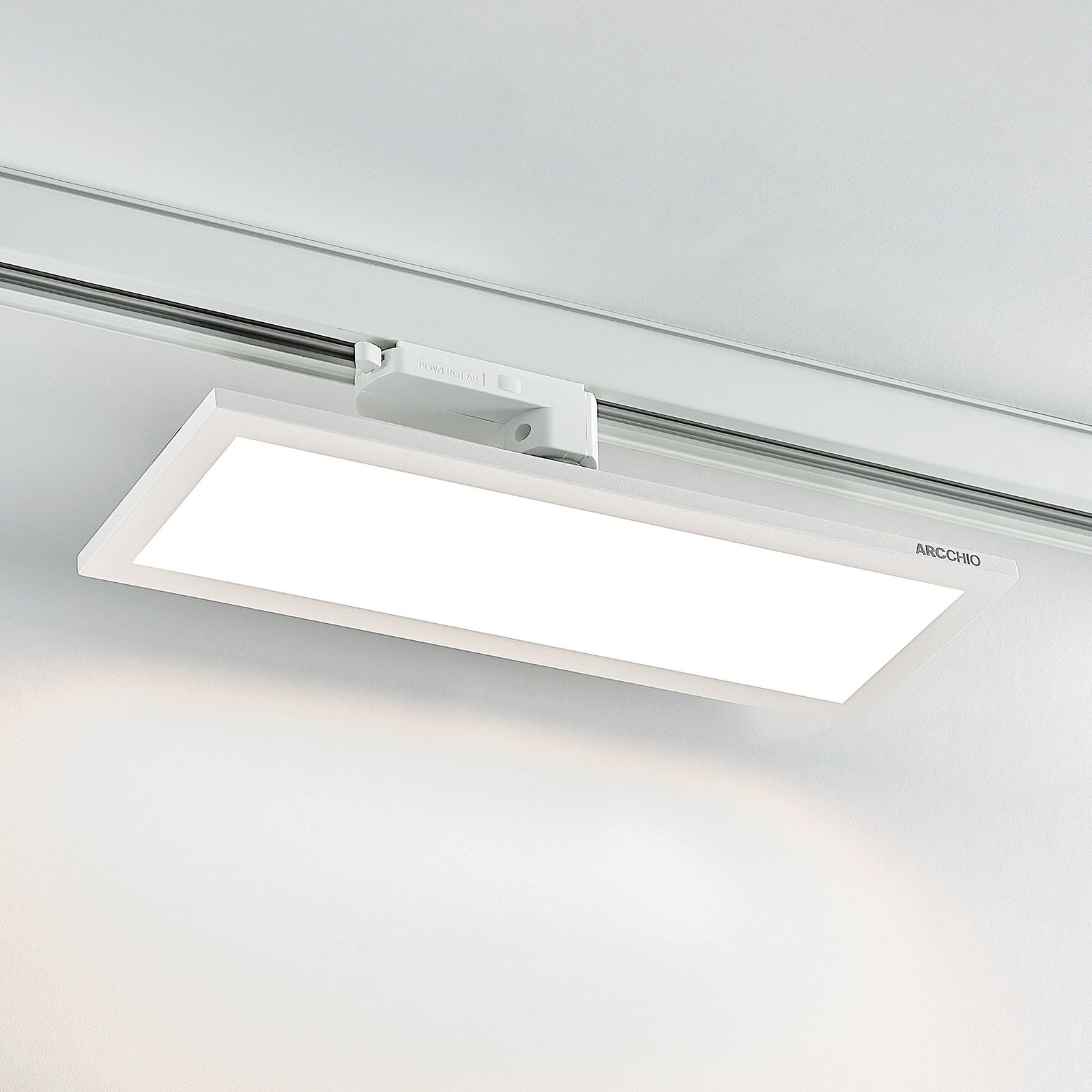Arcchio Hairis 3-faset LED-panel, hvit 4 000 K