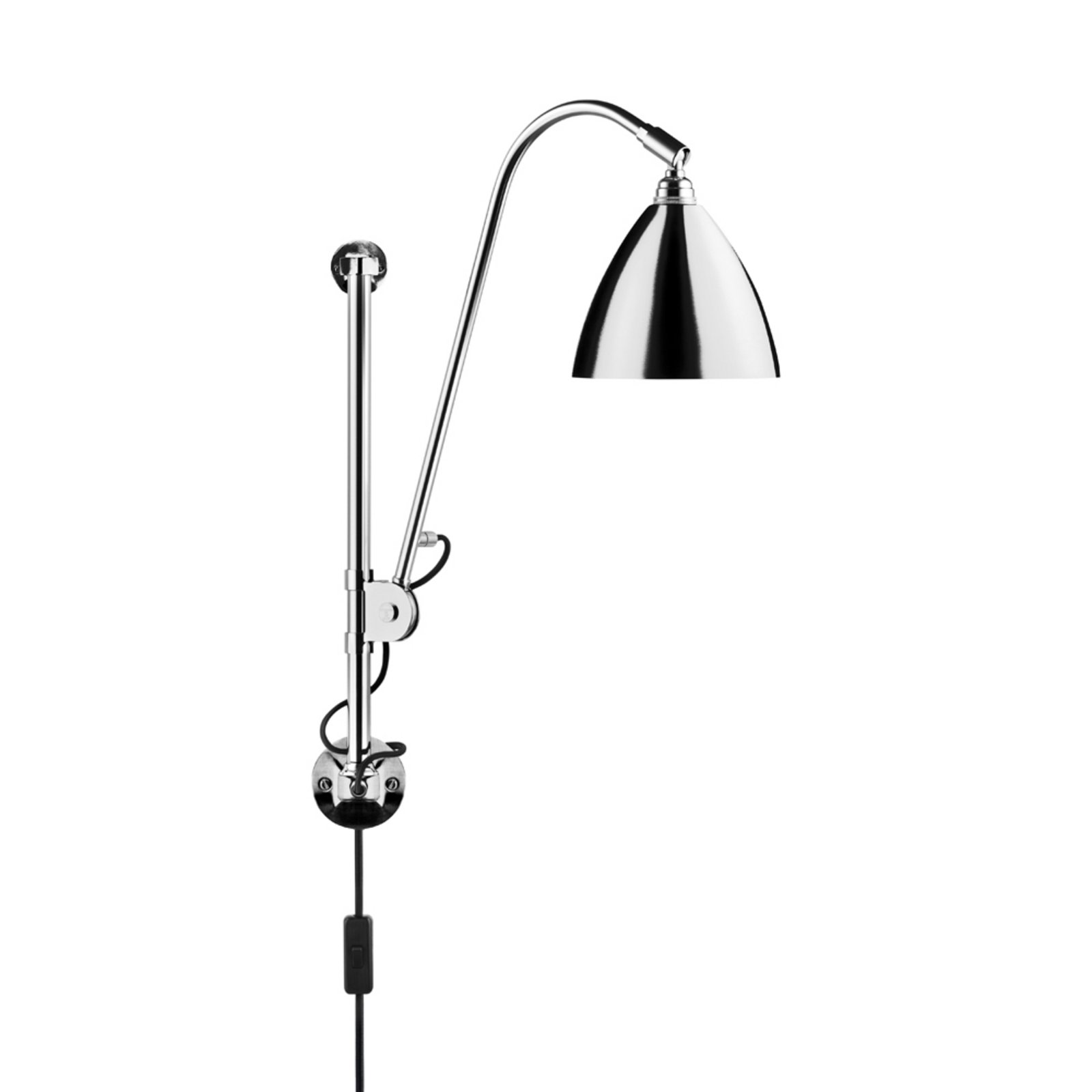 Bestlite BL5 Wall Lamp ø16 Chrome/Chrome - GUBI