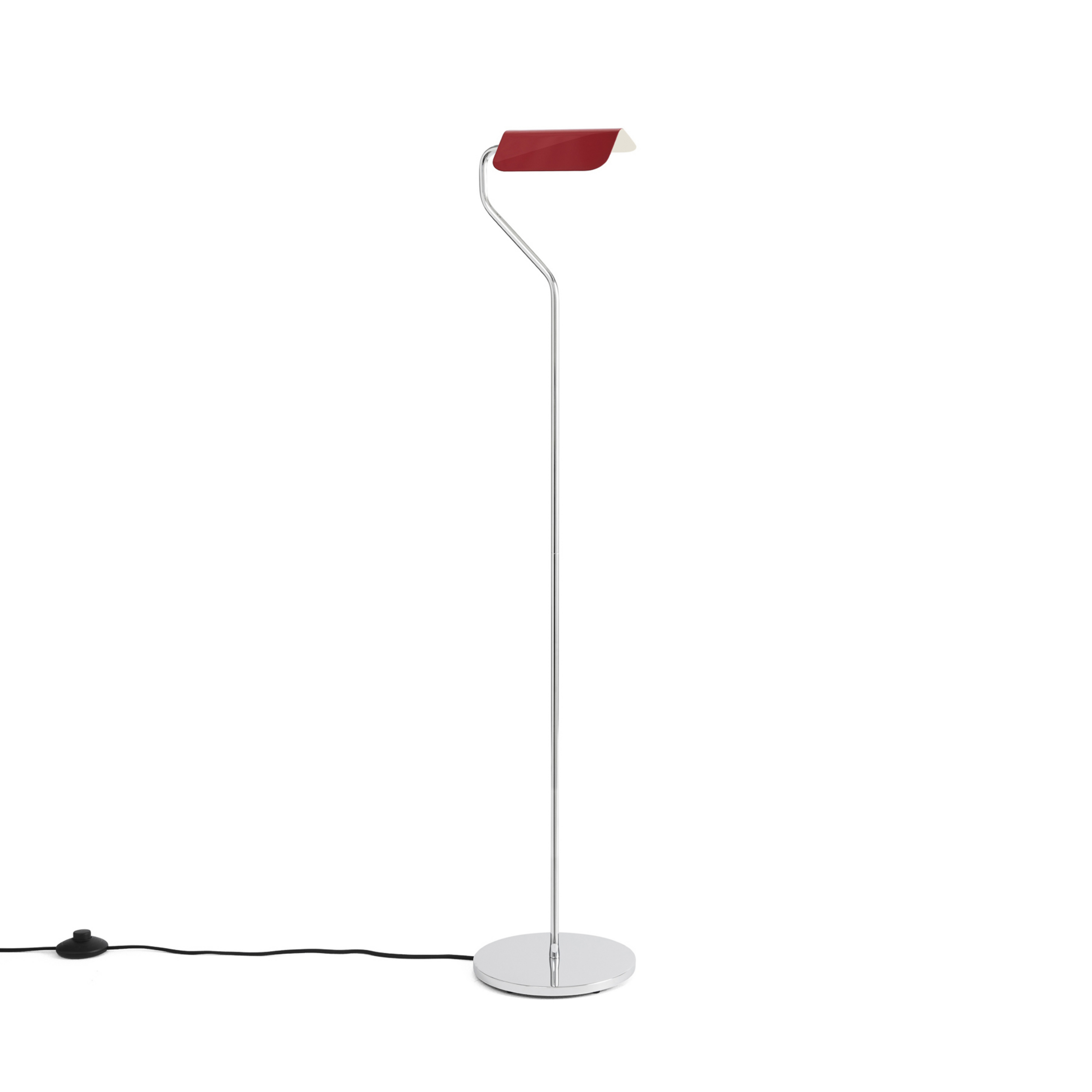 Lampadaire Apex, rouge, hauteur 110 cm, E14, acier - HAY