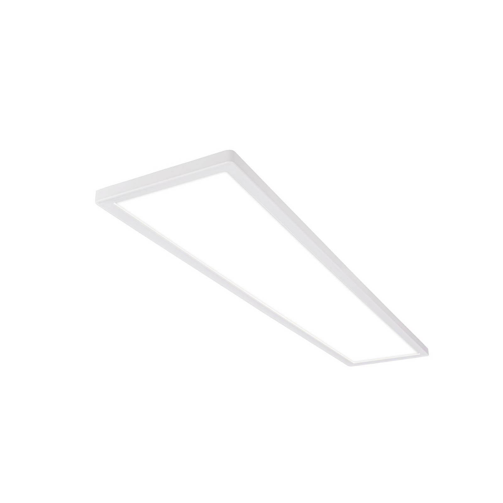 LED-Deckenleuchte Tava, weiß, Kunststoff, 98 cm, Backlight