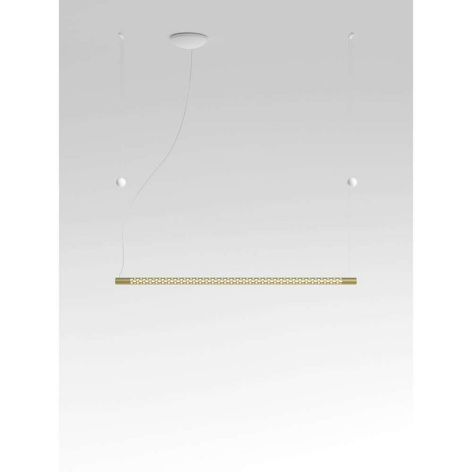 Rotaliana Squiggle H8 Taklampa 3000K, guld / mässing från Rotaliana