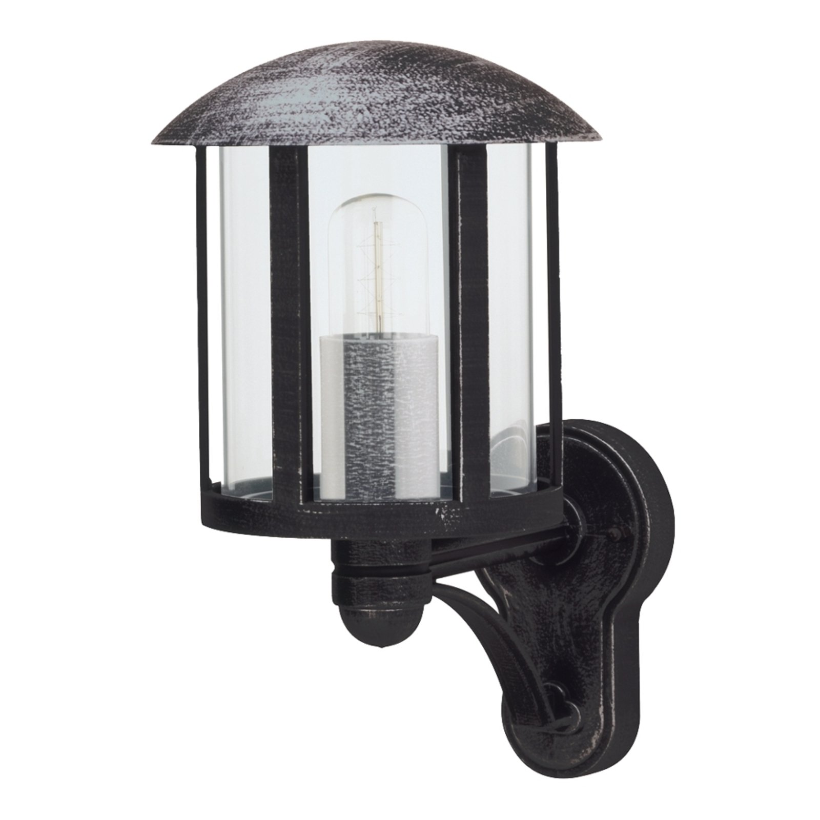 Albert Leuchten Genefe outdoor wall light, no sensor, black, cast aluminium, acrylic glass, E27, 75 W, energy efficiency: A++, H: 35 cm
