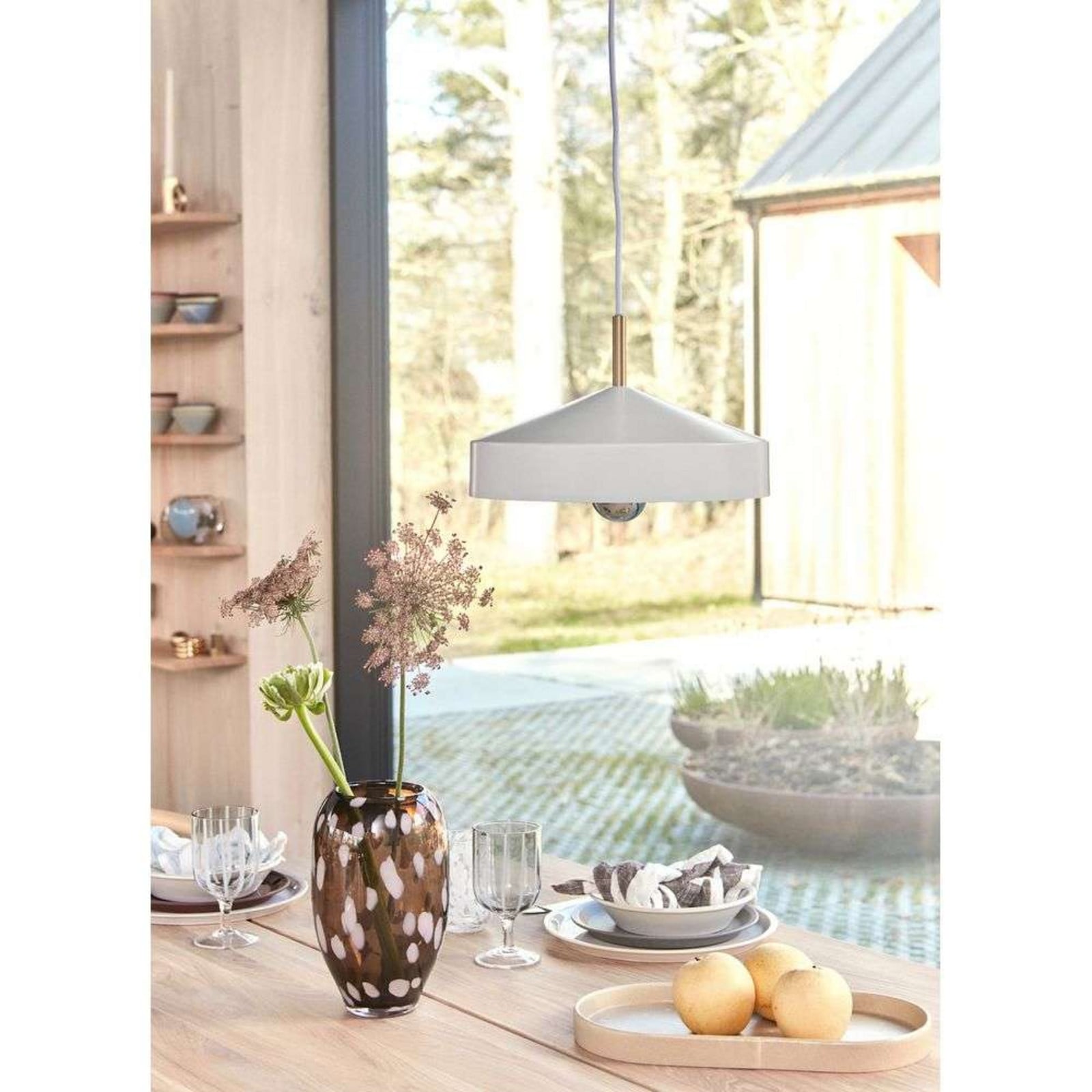 Hatto Pendel Small White OYOY Living Design - Spisestue - Metal billede
