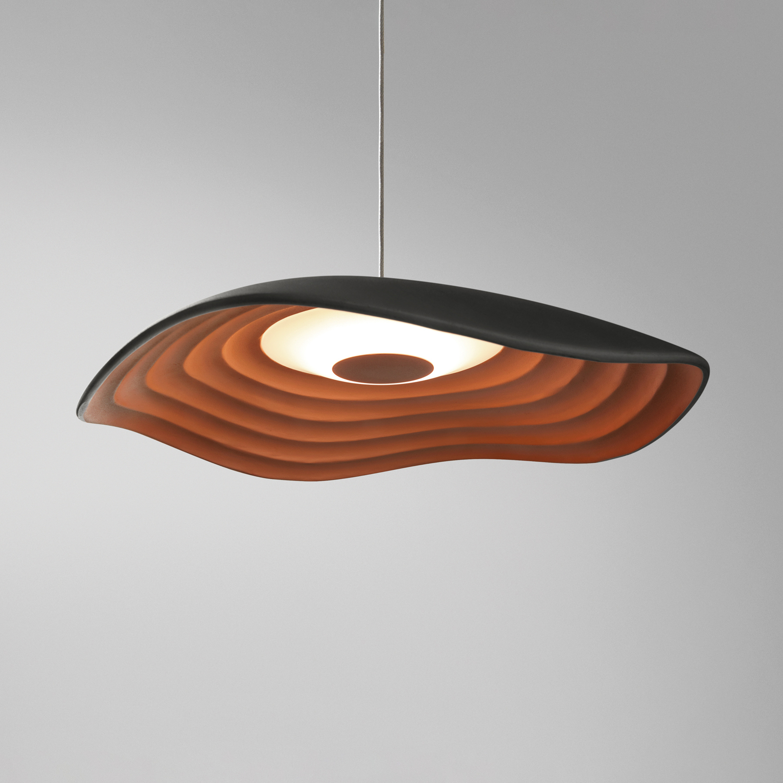 Bover LED-Hängeleuchte Valentina S24, Ø 24 cm, Aluminium