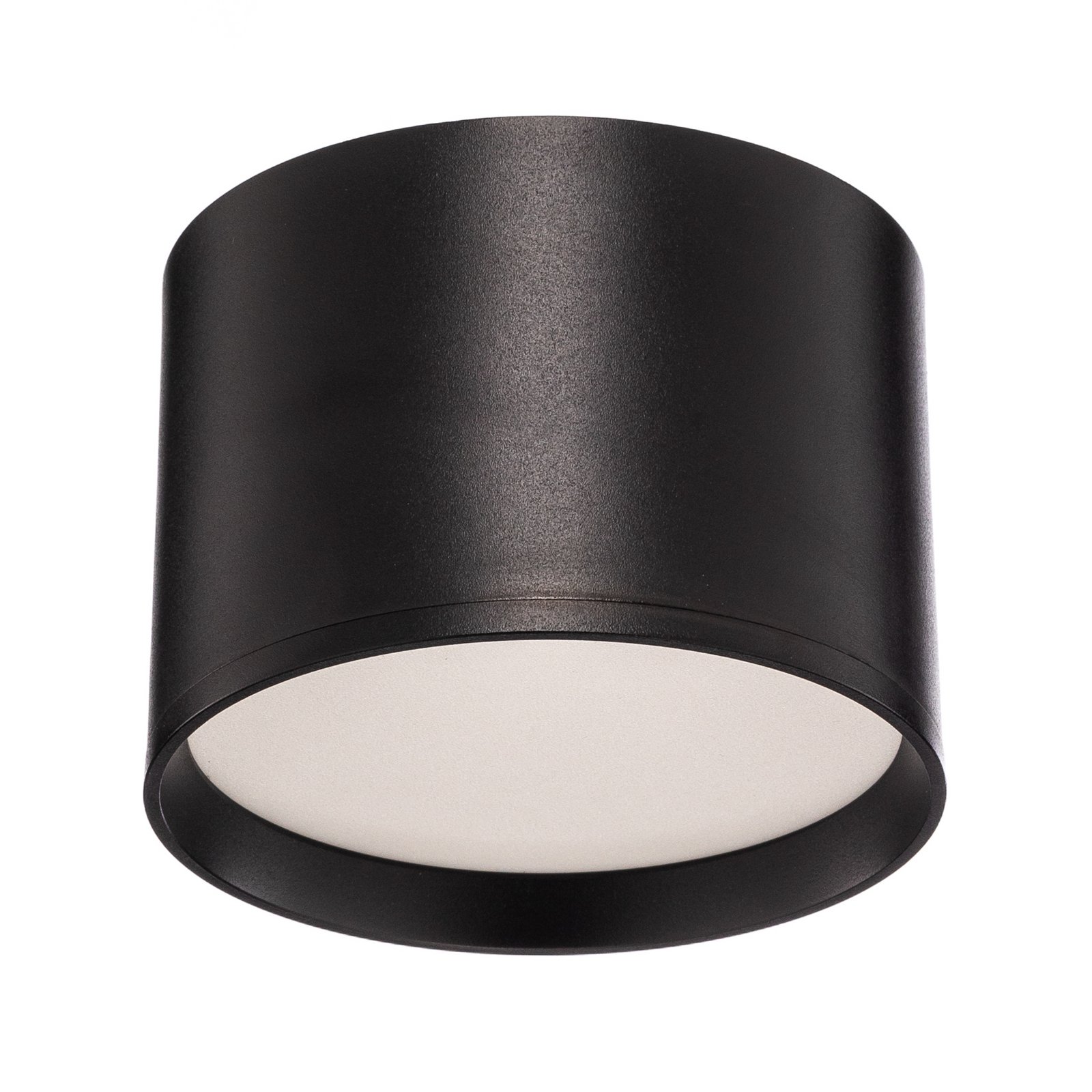 Foco LED Nivoria de Lindby, Ø 12 cm, 15 W, negro, metal