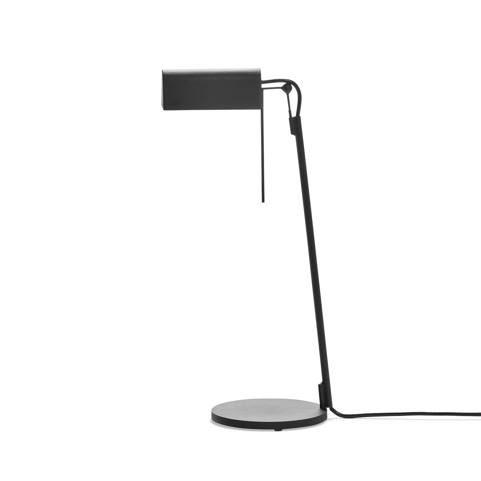 BLACK FOLD bordlampe, stål, sort, højde 44 cm, G9 – Serax