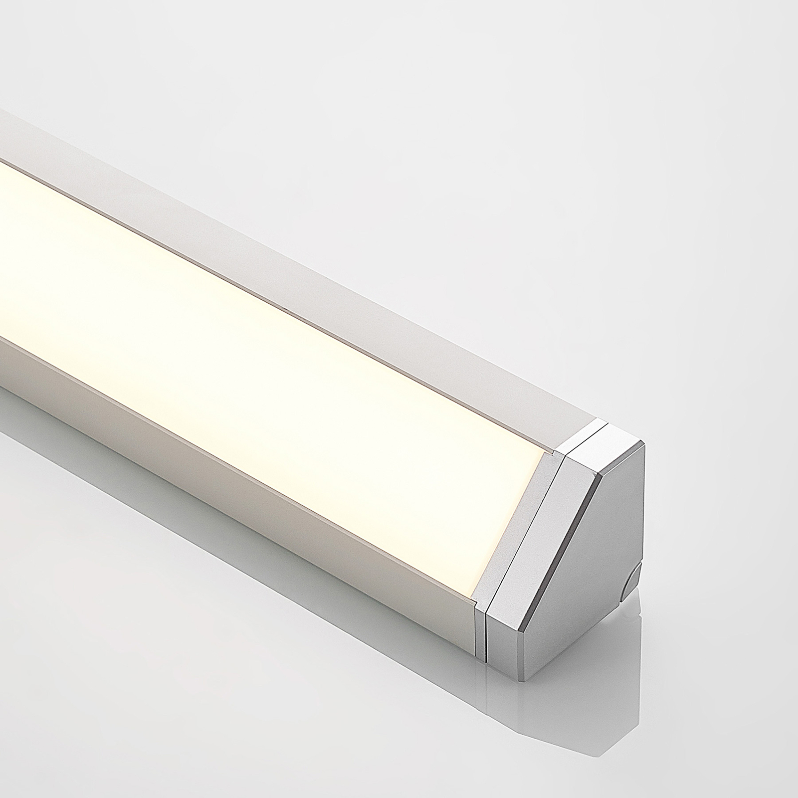Arcchio Ovano LED-benkarmatur, sølv