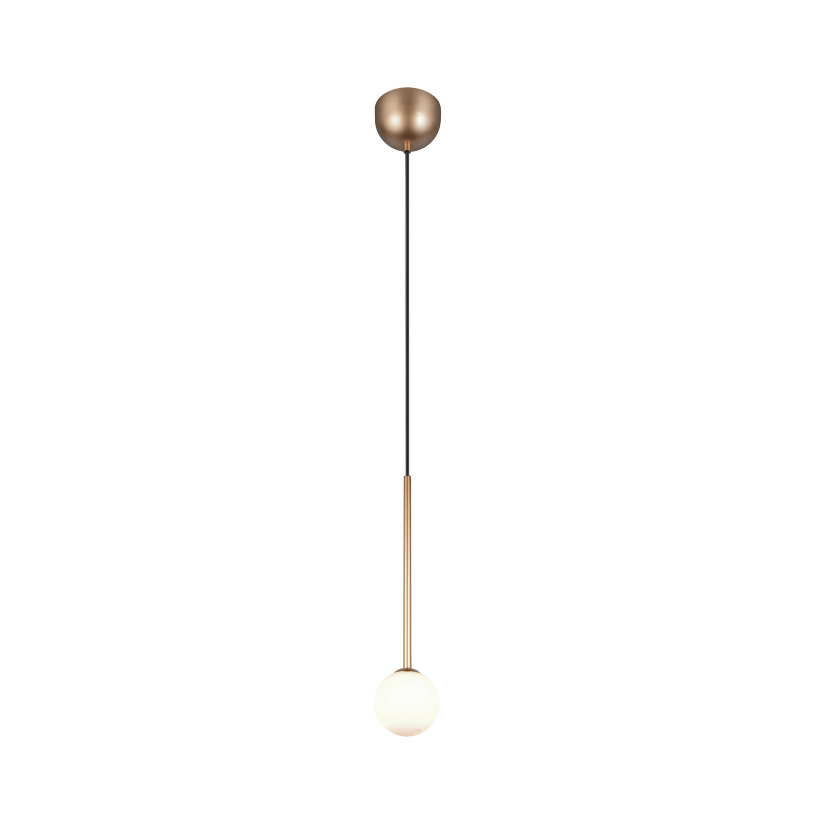 Piekaramā lampa „Firano“, zelta krāsā, Ø 12 cm, metāls Piekaramā lampa „Firano“, zelta krāsā, Ø 12 cm, metāls