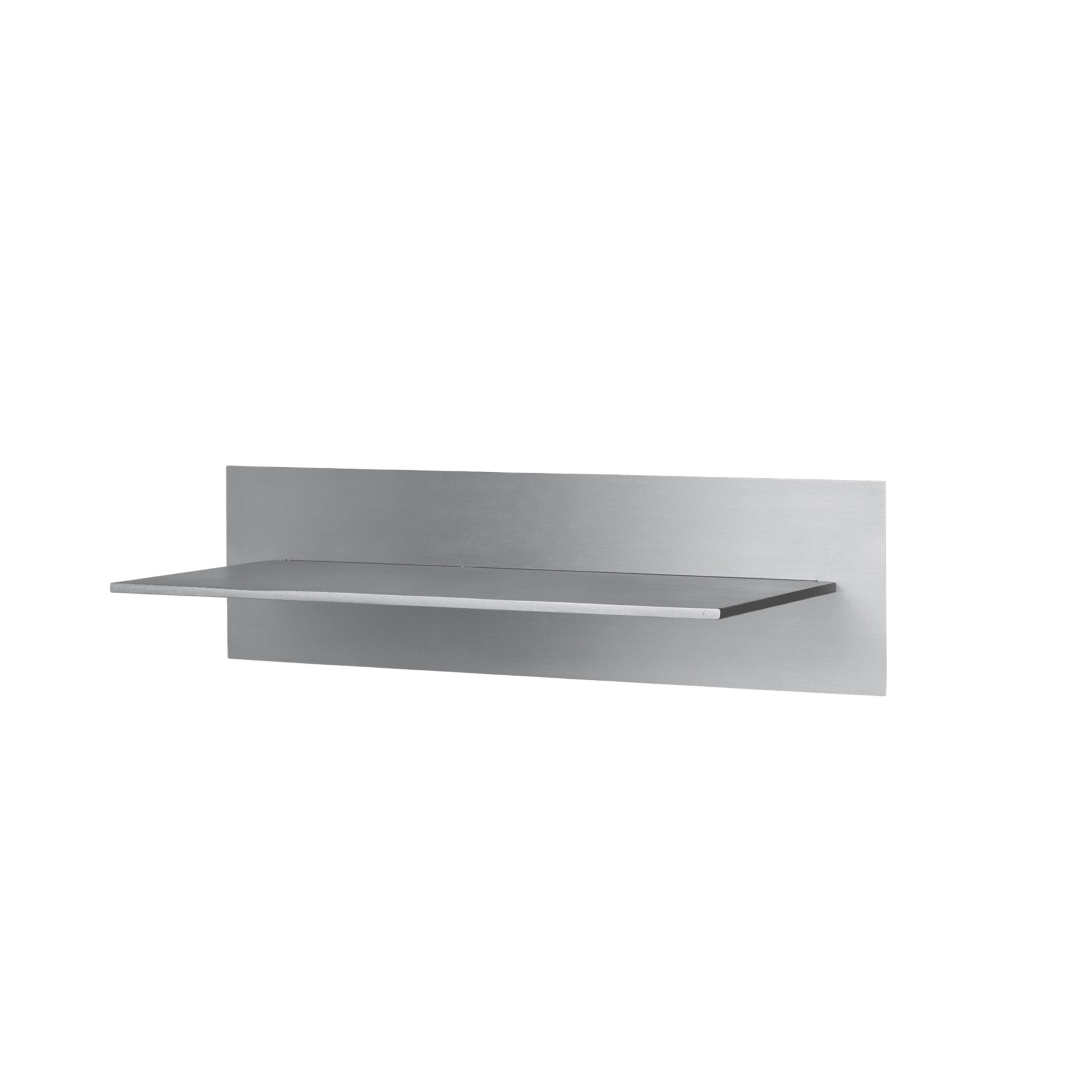 Lager enkelt vegghyller, bredde 35 cm, aluminium - ferm LIVING