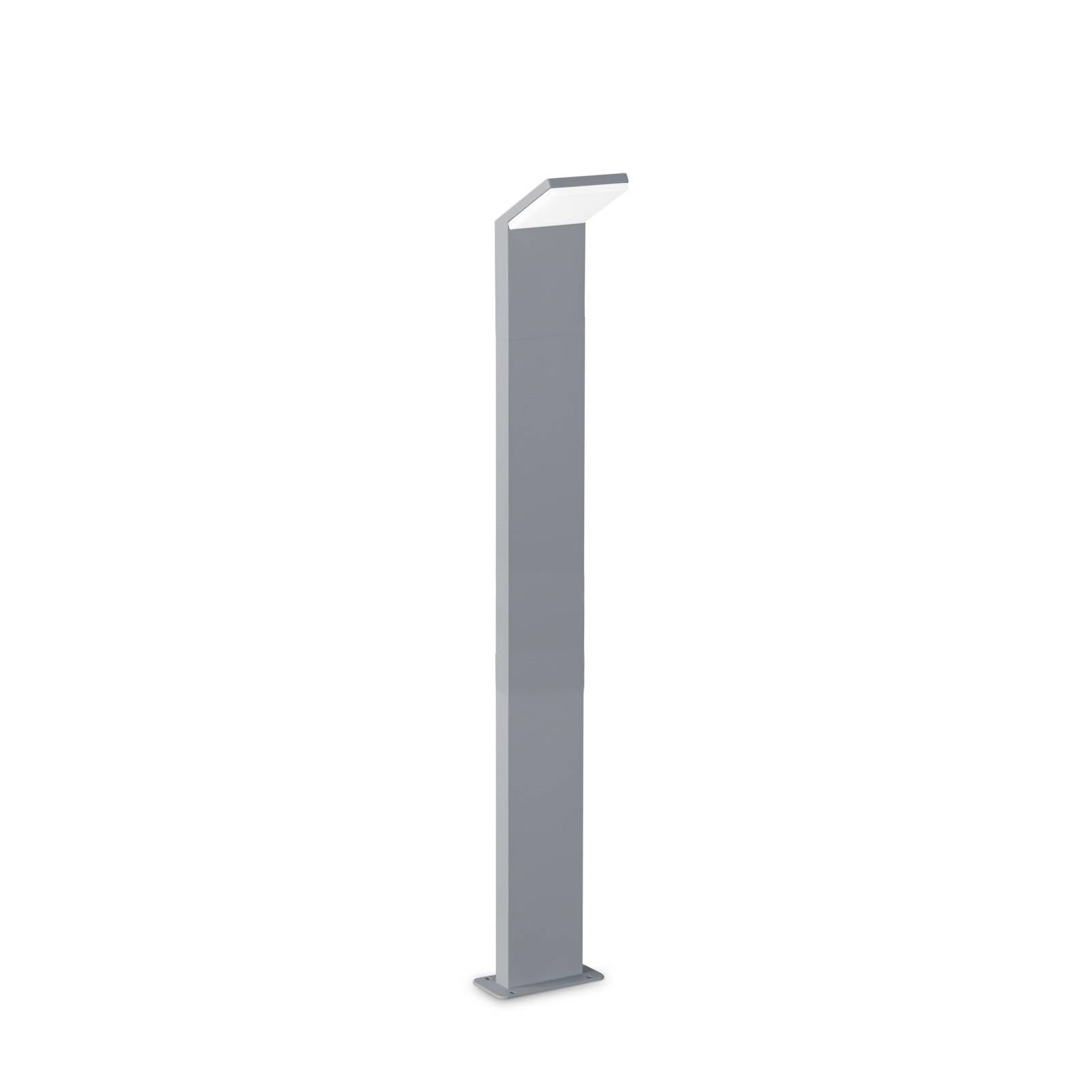 Ideal Lux LED-Wegeleuchte Style grau Höhe 100 cm Alu 3.000 K