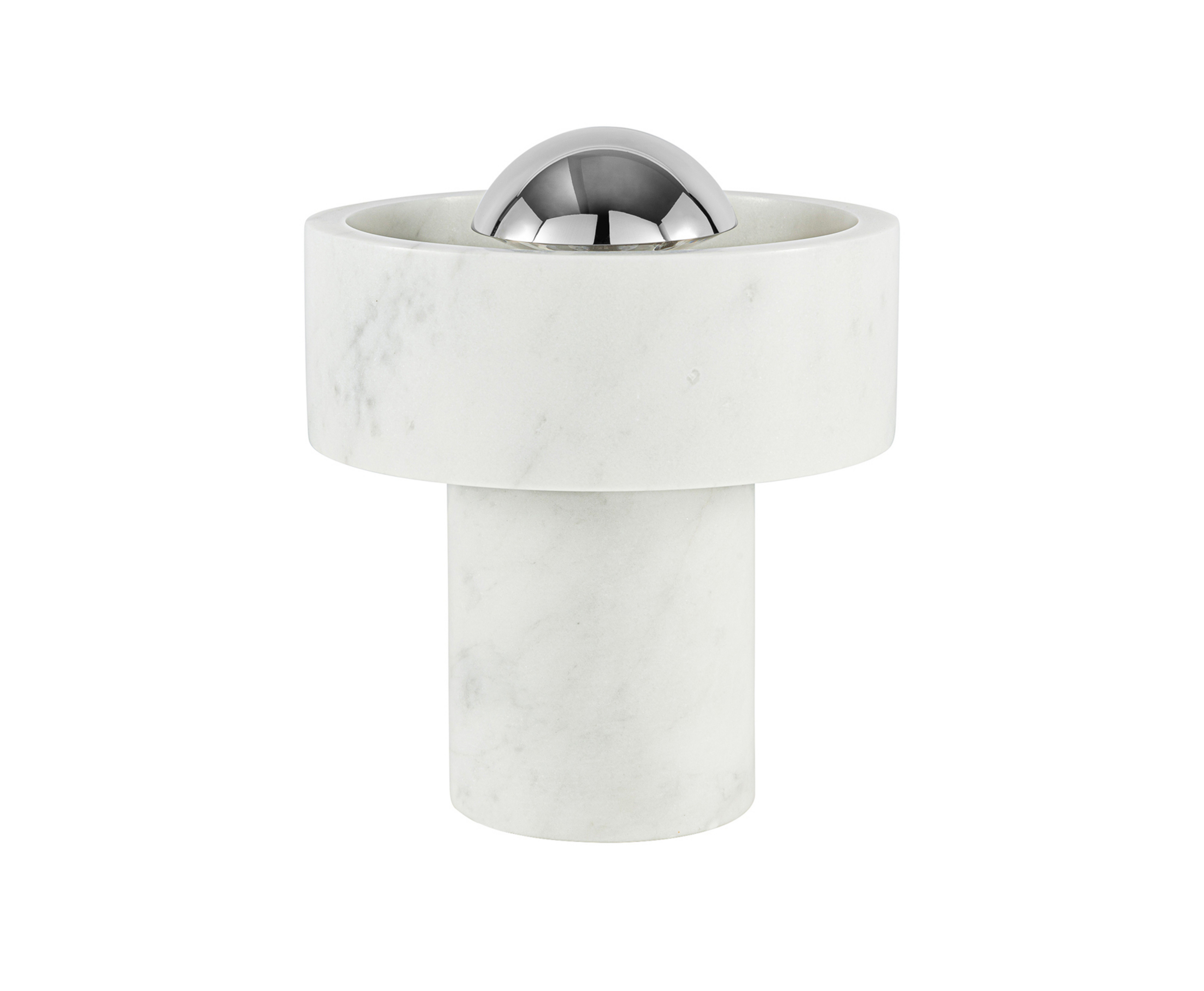 lampe à poser Stone Portable Silver - Tom Dixon