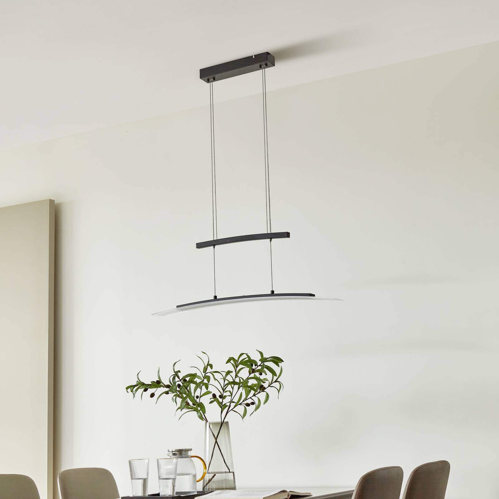 Lindby Ranakova Suspension LED CCT noir